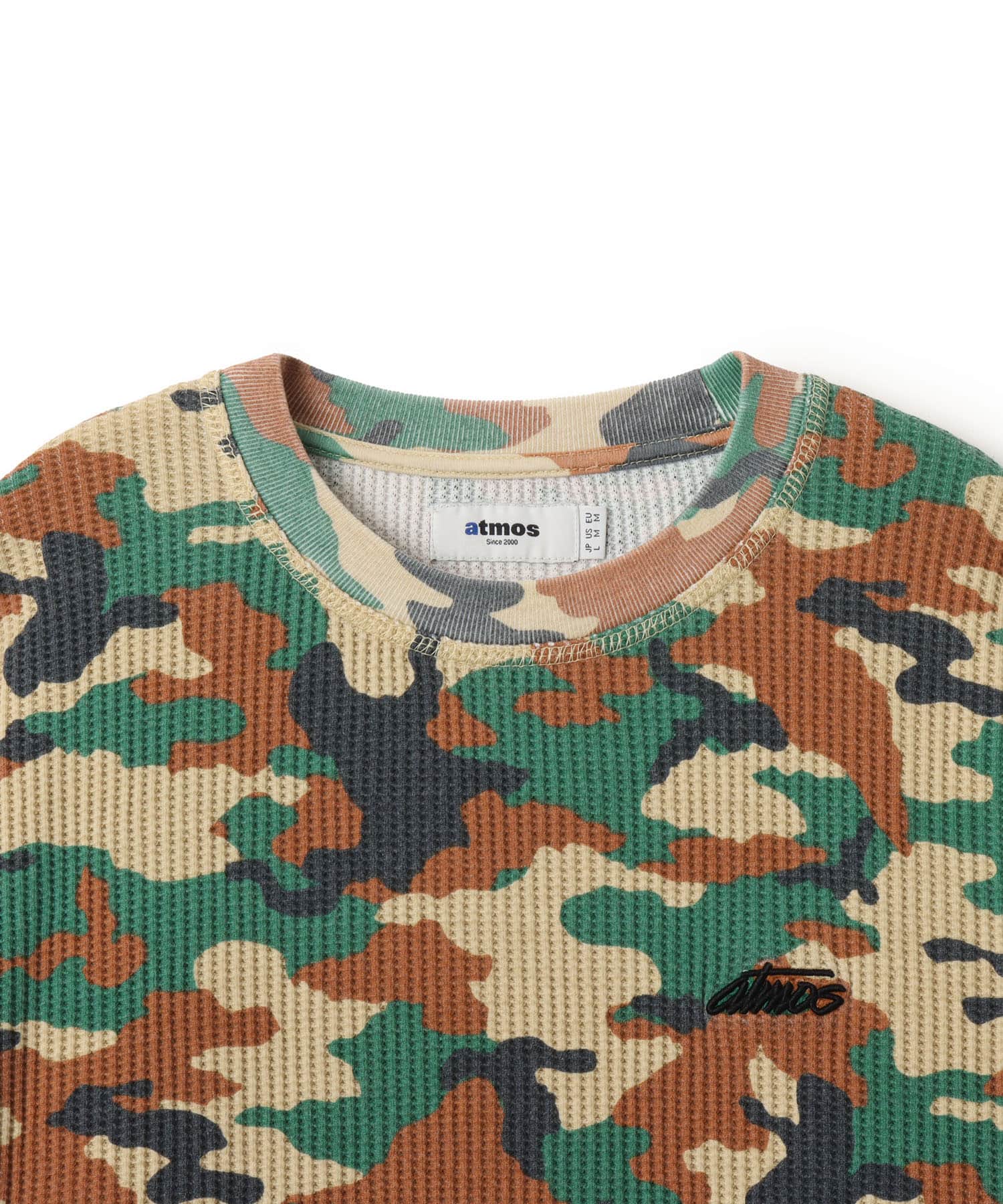 atmos Waffle LS T-shirt CAMOUFLAGEの画像