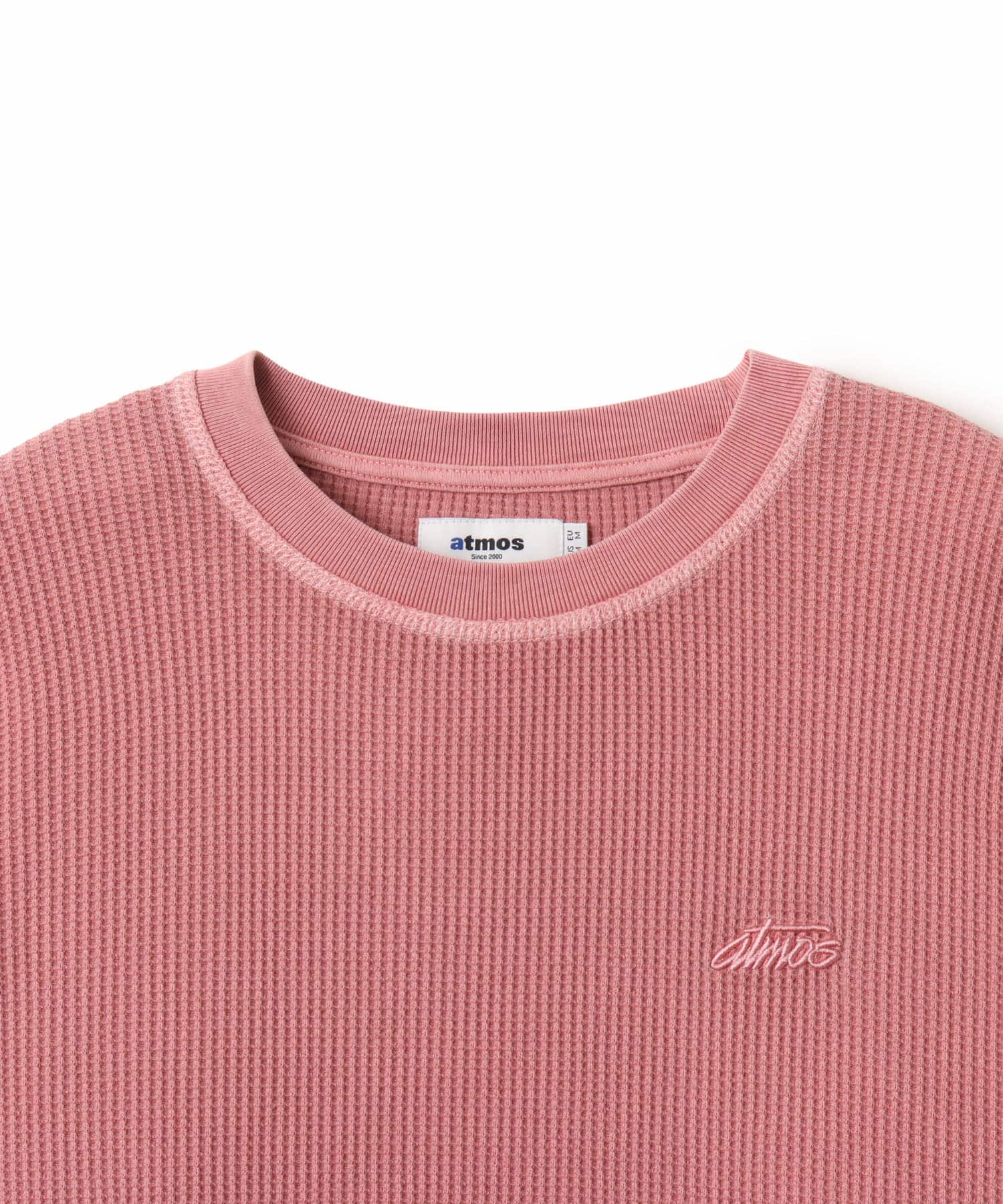 atmos Waffle LS T-shirt PINKの画像