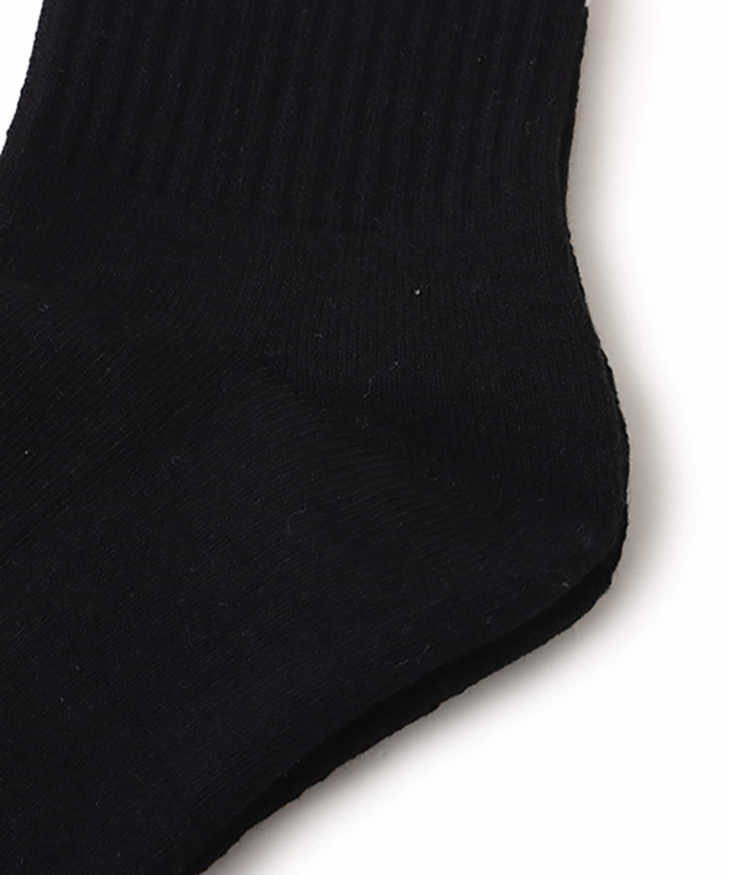 atmos College Logo Line Socks BLACKの画像