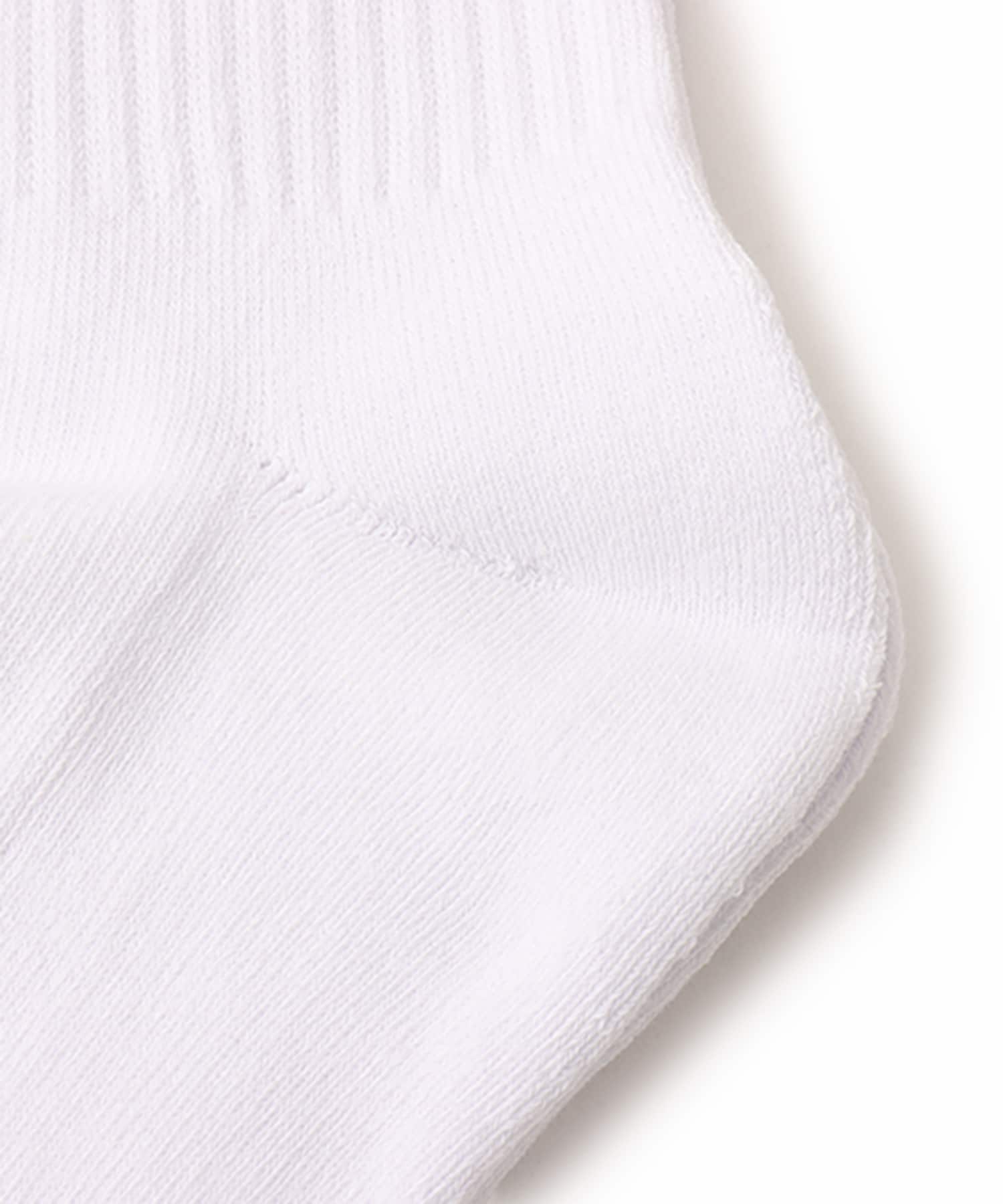 atmos College Logo Line Socks WHITEの画像