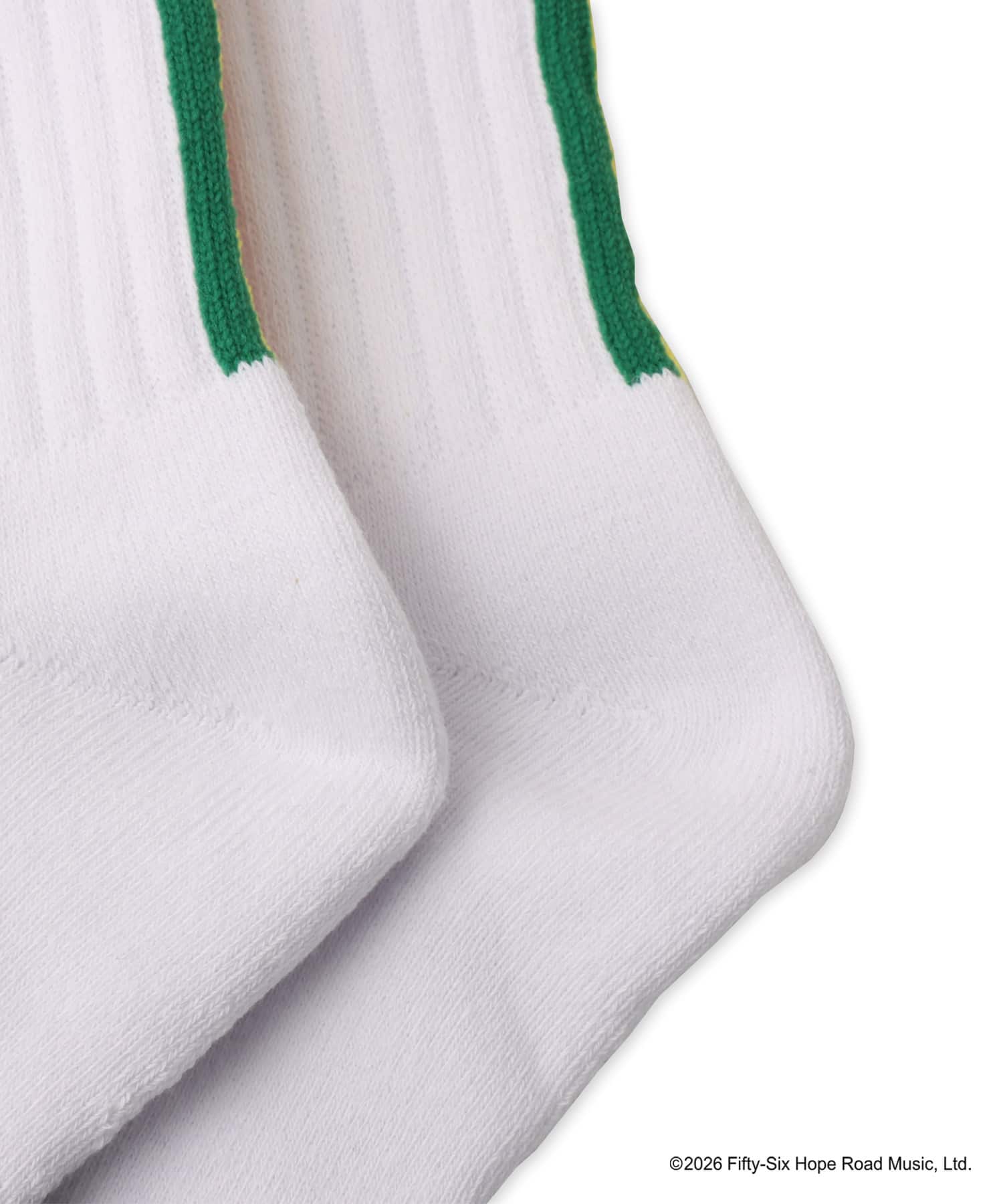 atmos x BOB MARLEY Stripe Socks BLACKの画像