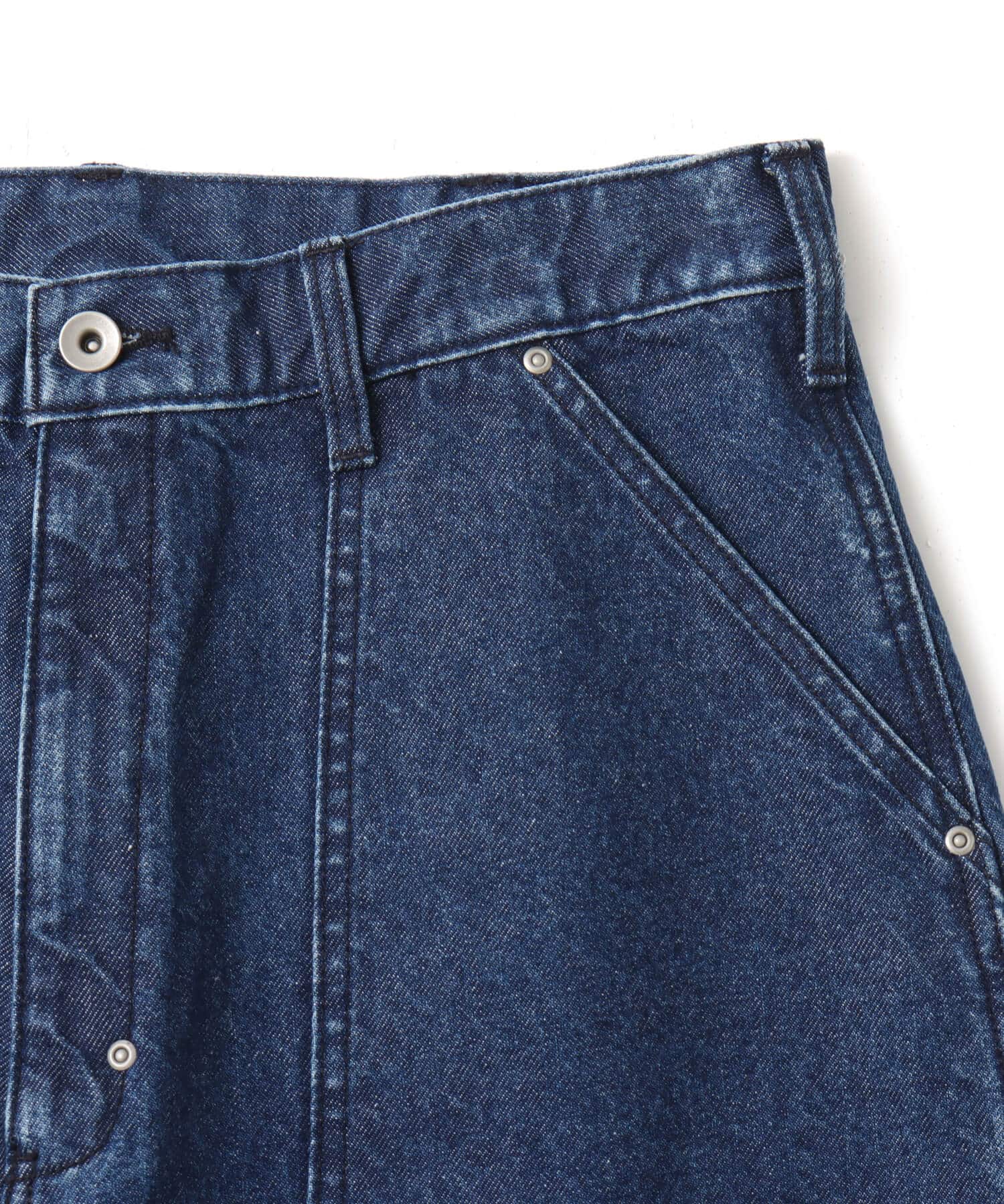 atmos Double-Knee Denim Shorts BLUEの画像