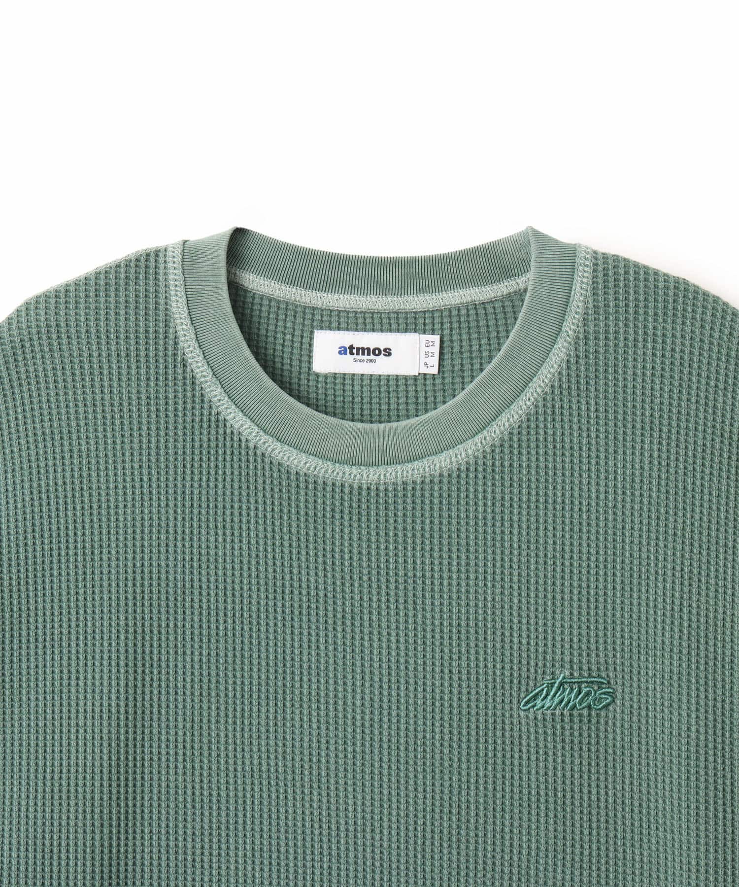 atmos Waffle SS T-shirt LIGHT GREENの画像