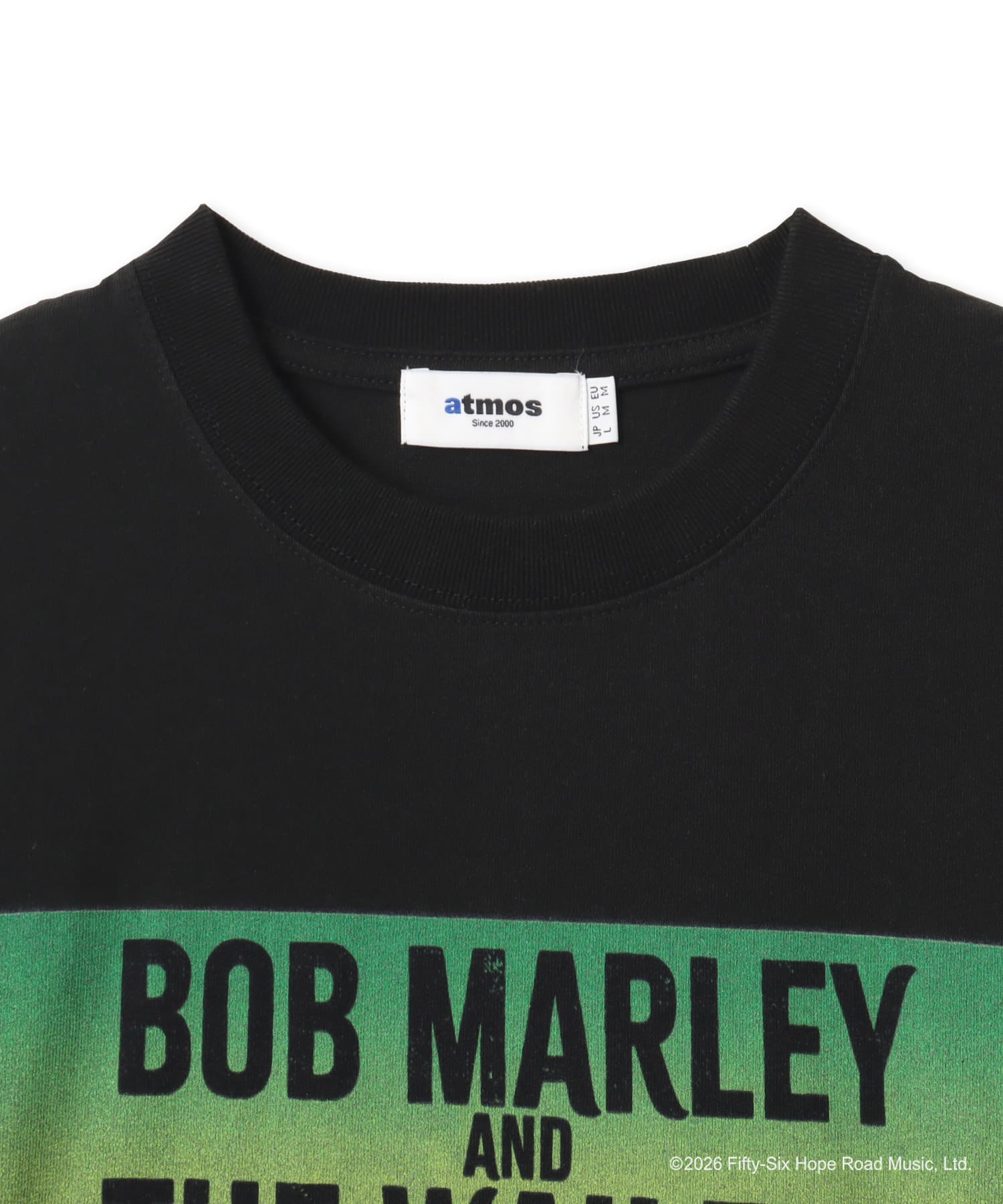 atmos x BOB MARLEY BABYLON BY BUS T-shirt BLACKの画像
