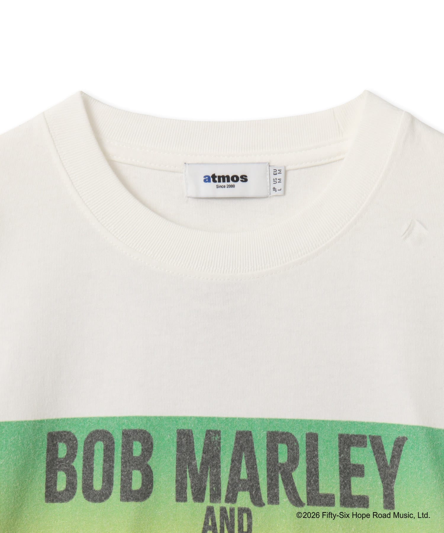 atmos x BOB MARLEY BABYLON BY BUS T-shirt WHITEの画像