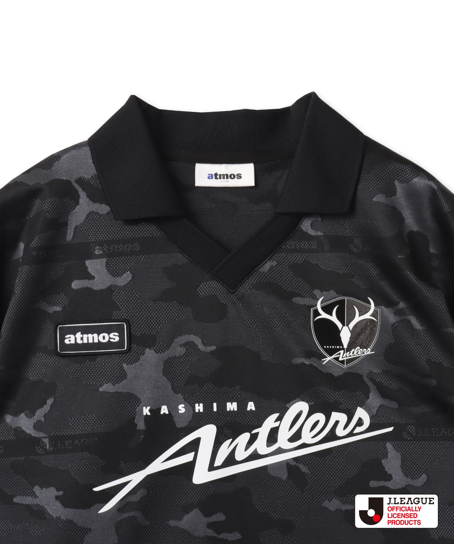 atmos x J.LEAGUE 鹿島アントラーズ T-shirt BLACKの画像