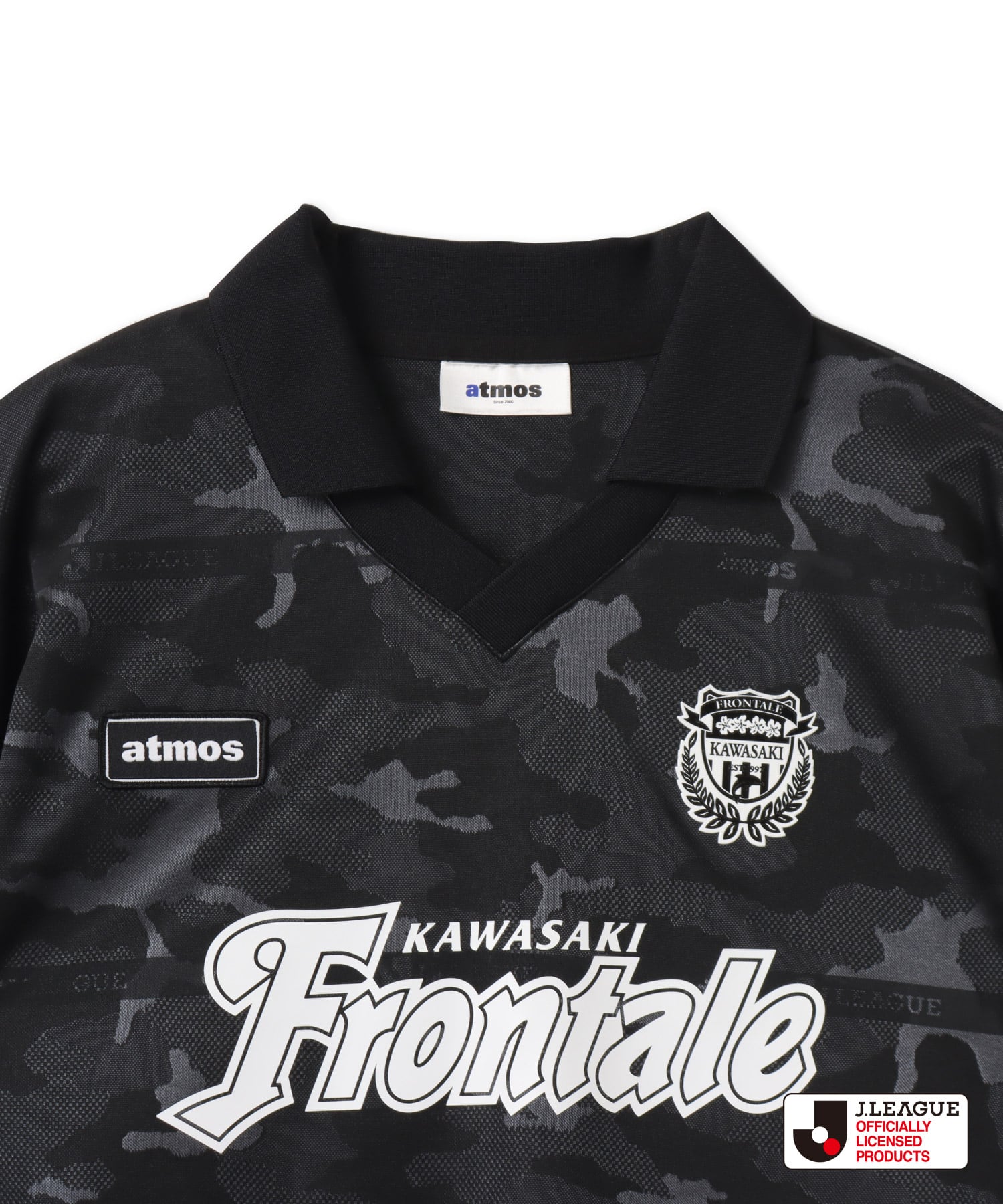 atmos x J.LEAGUE 川崎フロンターレ T-shirt BLACKの画像
