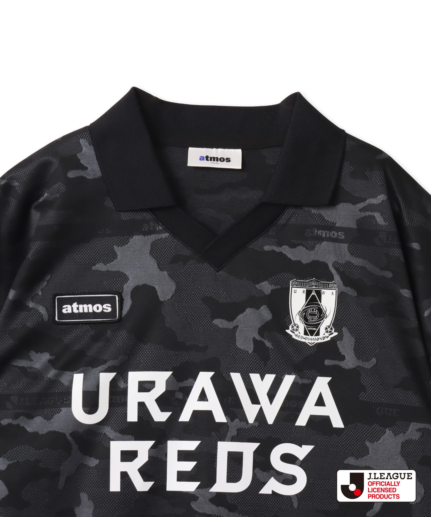 atmos x J.LEAGUE 浦和レッズ T-shirt BLACKの画像