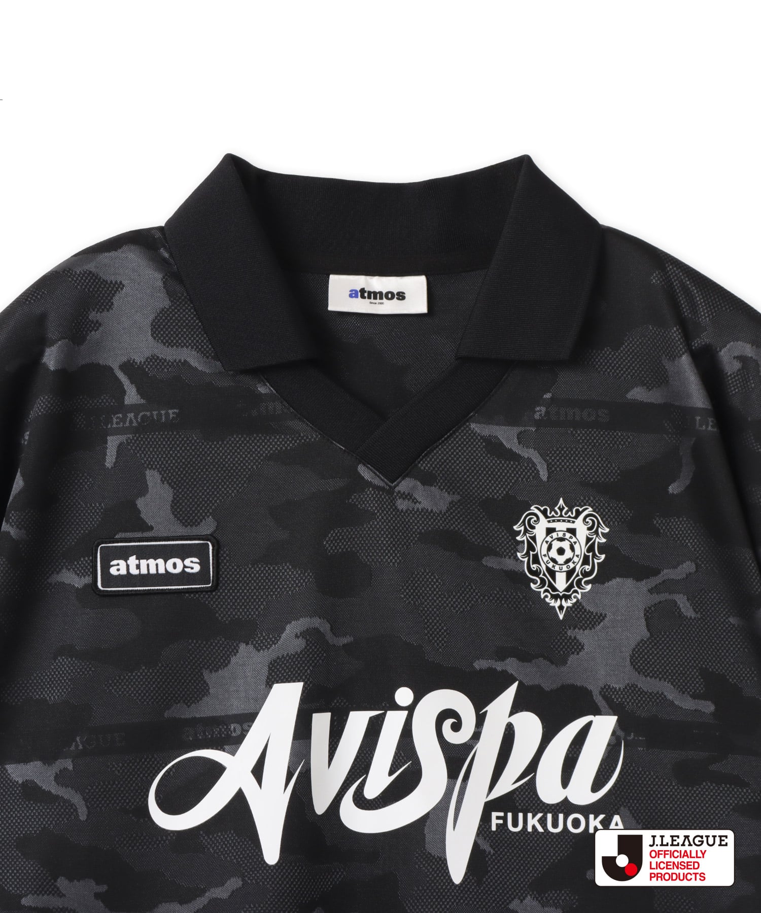 atmos x J.LEAGUE アビスパ福岡 T-shirt BLACKの画像