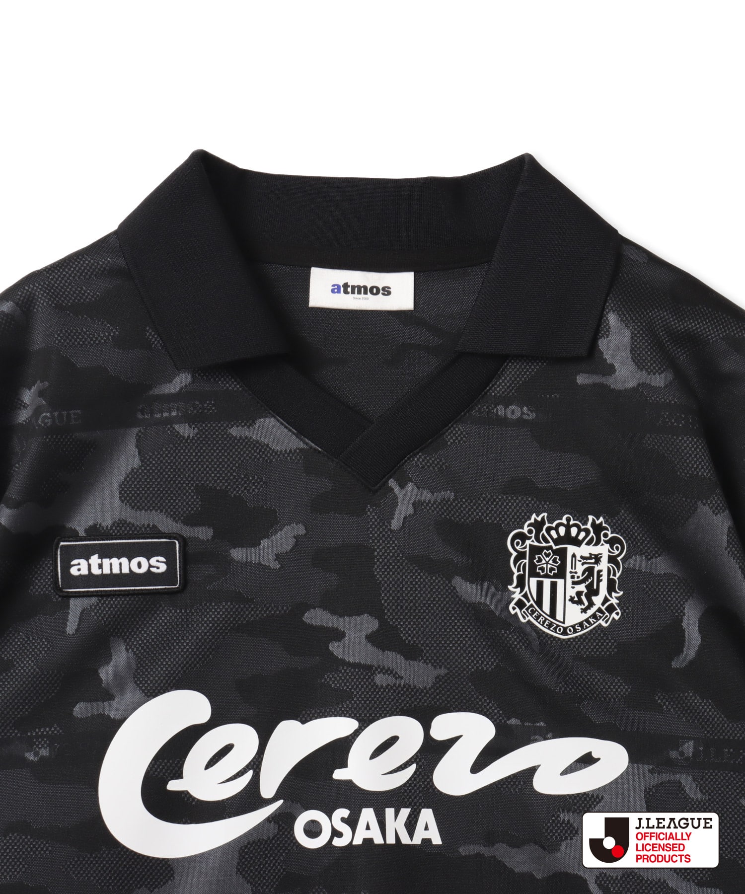 atmos x J.LEAGUE セレッソ大阪 T-shirt BLACKの画像