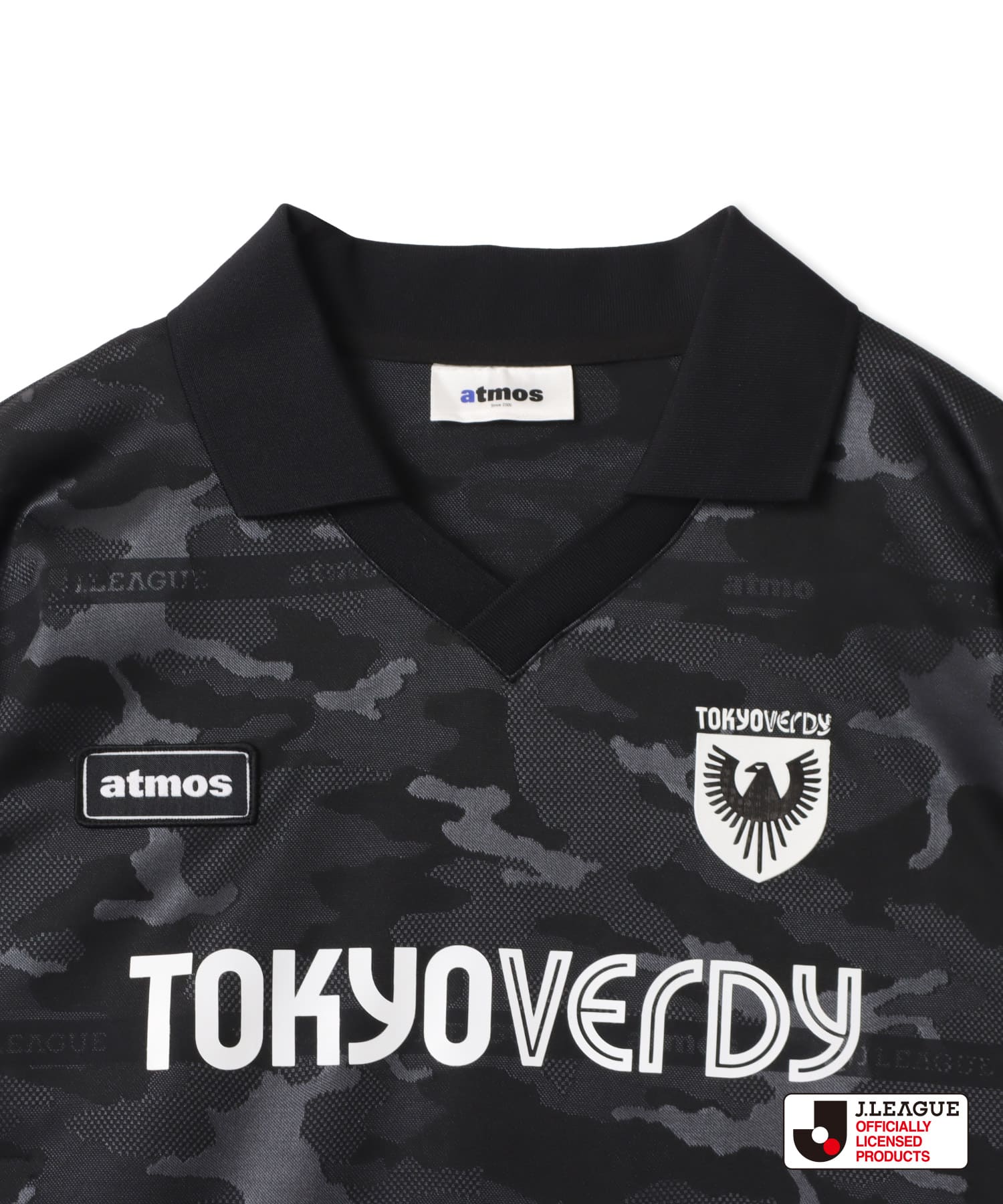 atmos x J.LEAGUE 東京ヴェルディ T-shirt BLACKの画像