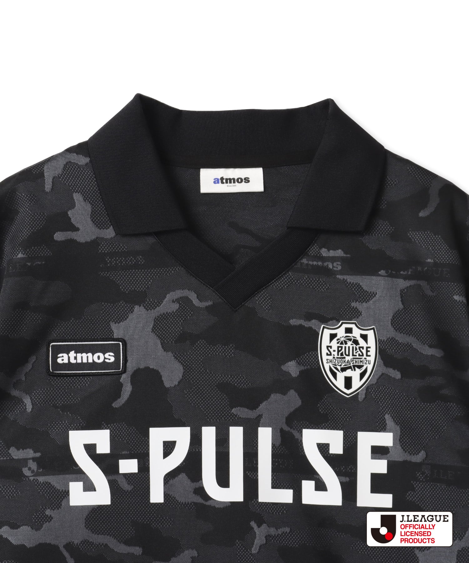 atmos x J.LEAGUE 清水エスパルス T-shirt BLACKの画像