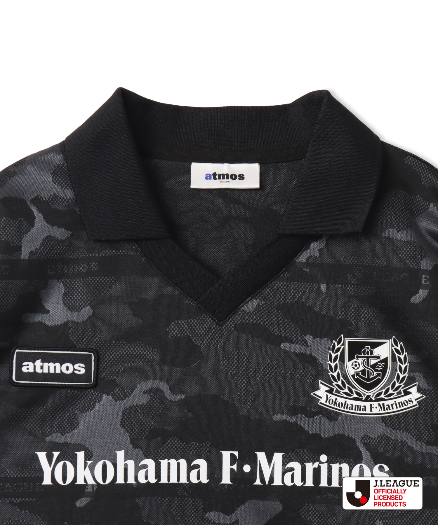 atmos x J.LEAGUE 横浜F・マリノス T-shirt BLACKの画像