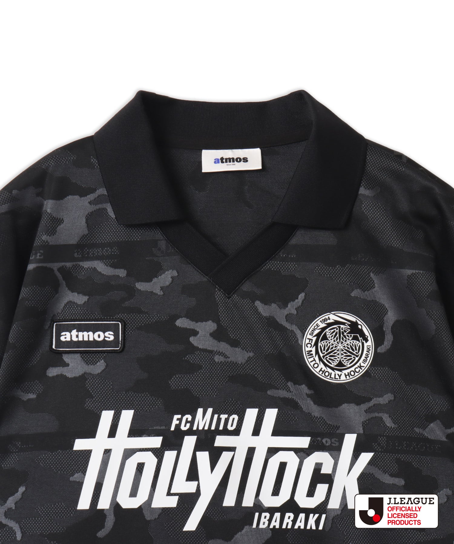 atmos x J.LEAGUE 水戸ホーリーホック T-shirt BLACKの画像