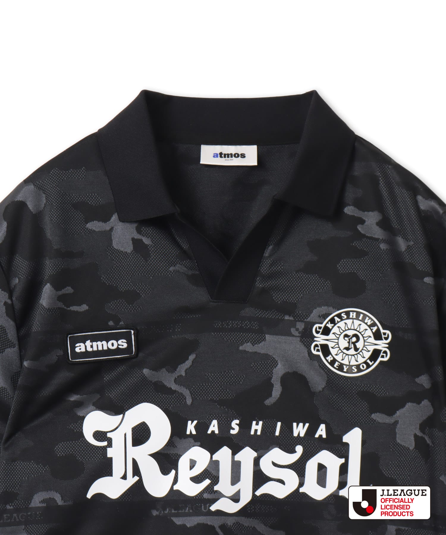 atmos pink x J.LEAGUE 柏レイソル Cropped T-shirt BLACKの画像