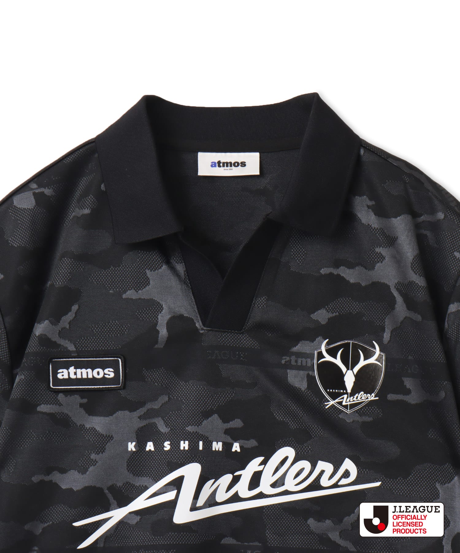atmos pink x J.LEAGUE 鹿島アントラーズ Cropped T-shirt BLACKの画像