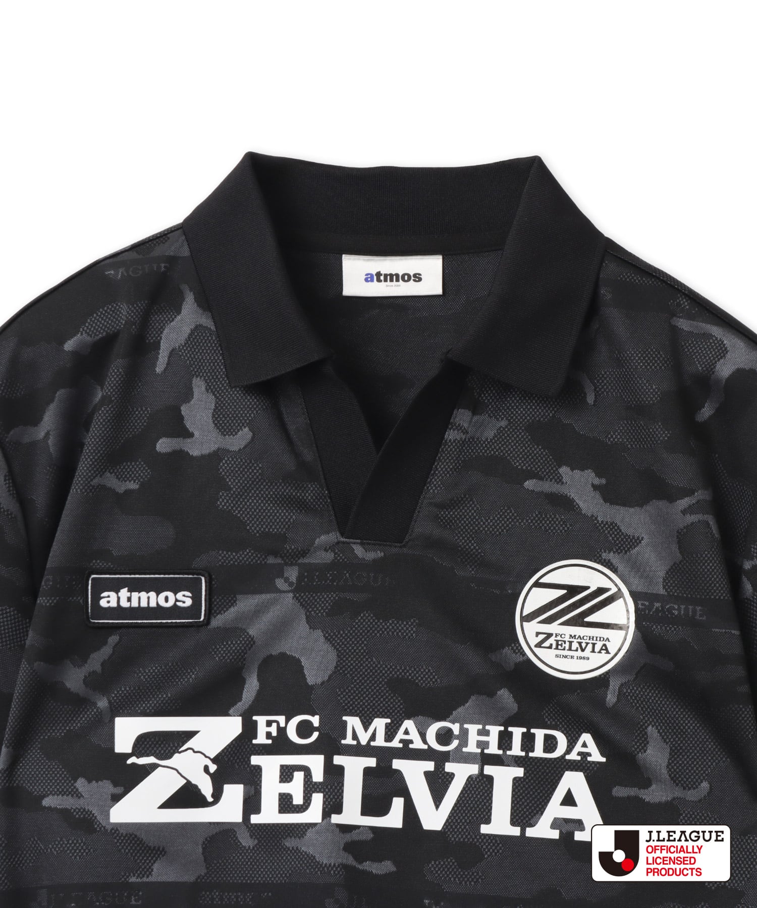 atmos pink x J.LEAGUE FC町田ゼルビア Cropped T-shirt BLACKの画像