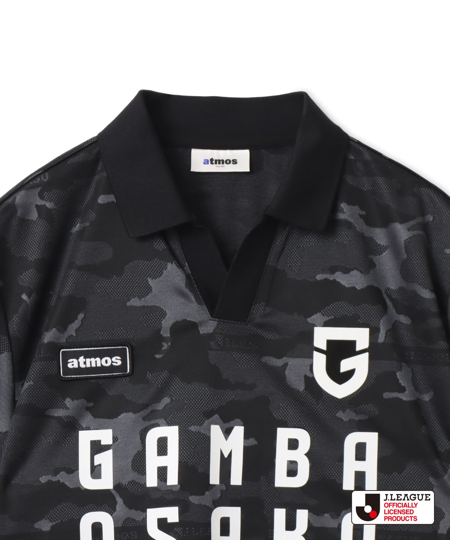 atmos pink x J.LEAGUE ガンバ大阪 Cropped T-shirt BLACKの画像