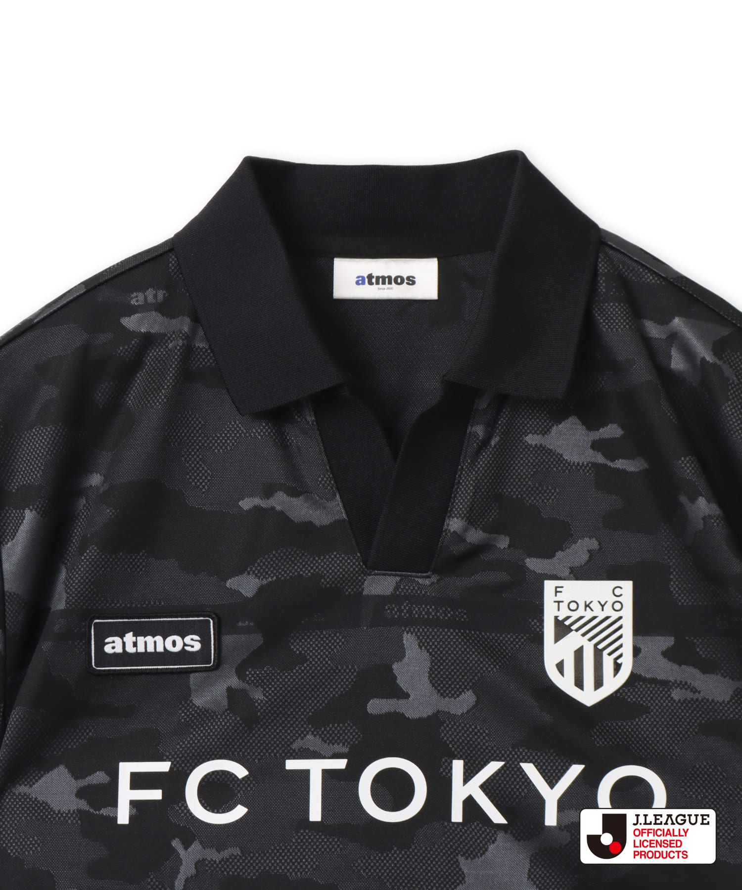 atmos pink x J.LEAGUE FC東京 Cropped T-shirt BLACKの画像
