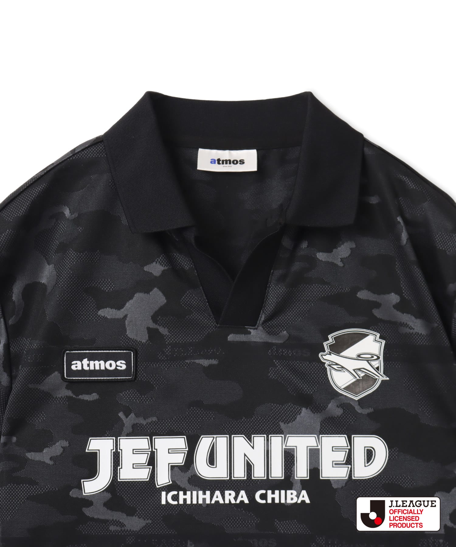 atmos pink x J.LEAGUE ジェフユナイテッド千葉 Cropped T-shirt BLACKの画像