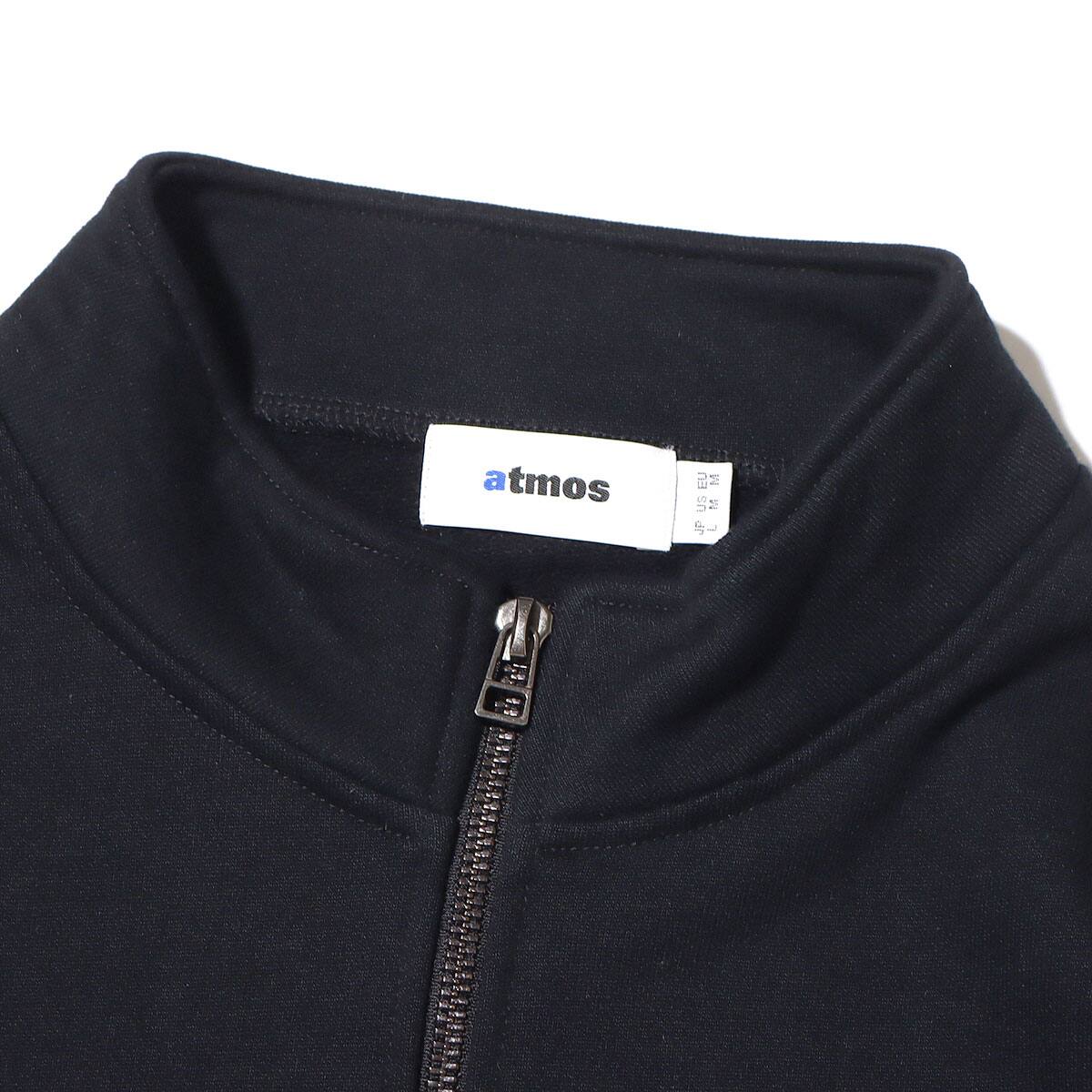 atmos AM LOGO HALF ZIP SWEAT BLACK 22FA-I