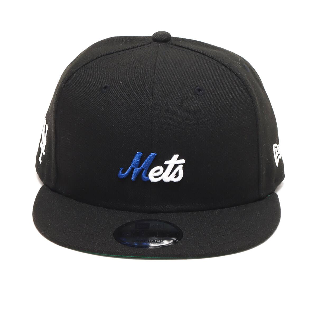 atmos x MLB x NEWERA 9 FIFTY SNAP BACK -METS- BLACK 21FA-I