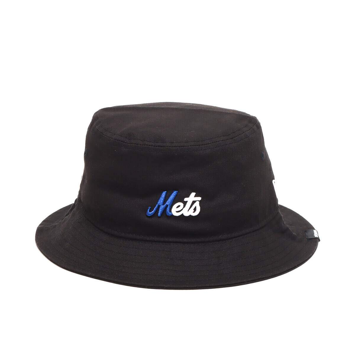 atmos x MLB x NEWERA BUCKET HAT -METS- BLACK