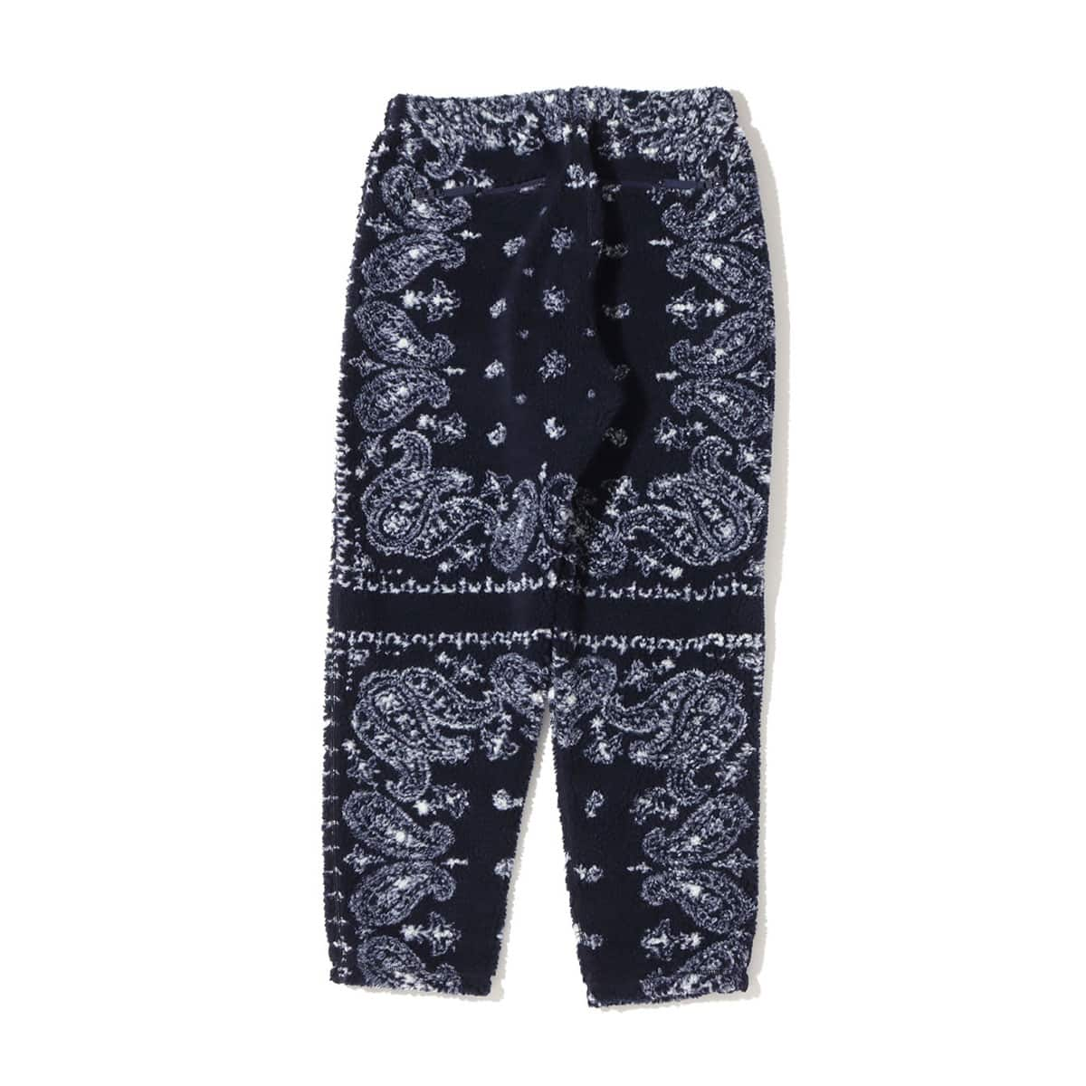 atmos x ELEPHANT BRAND BANDANA FLEECE PANT NAVY 21FA-I