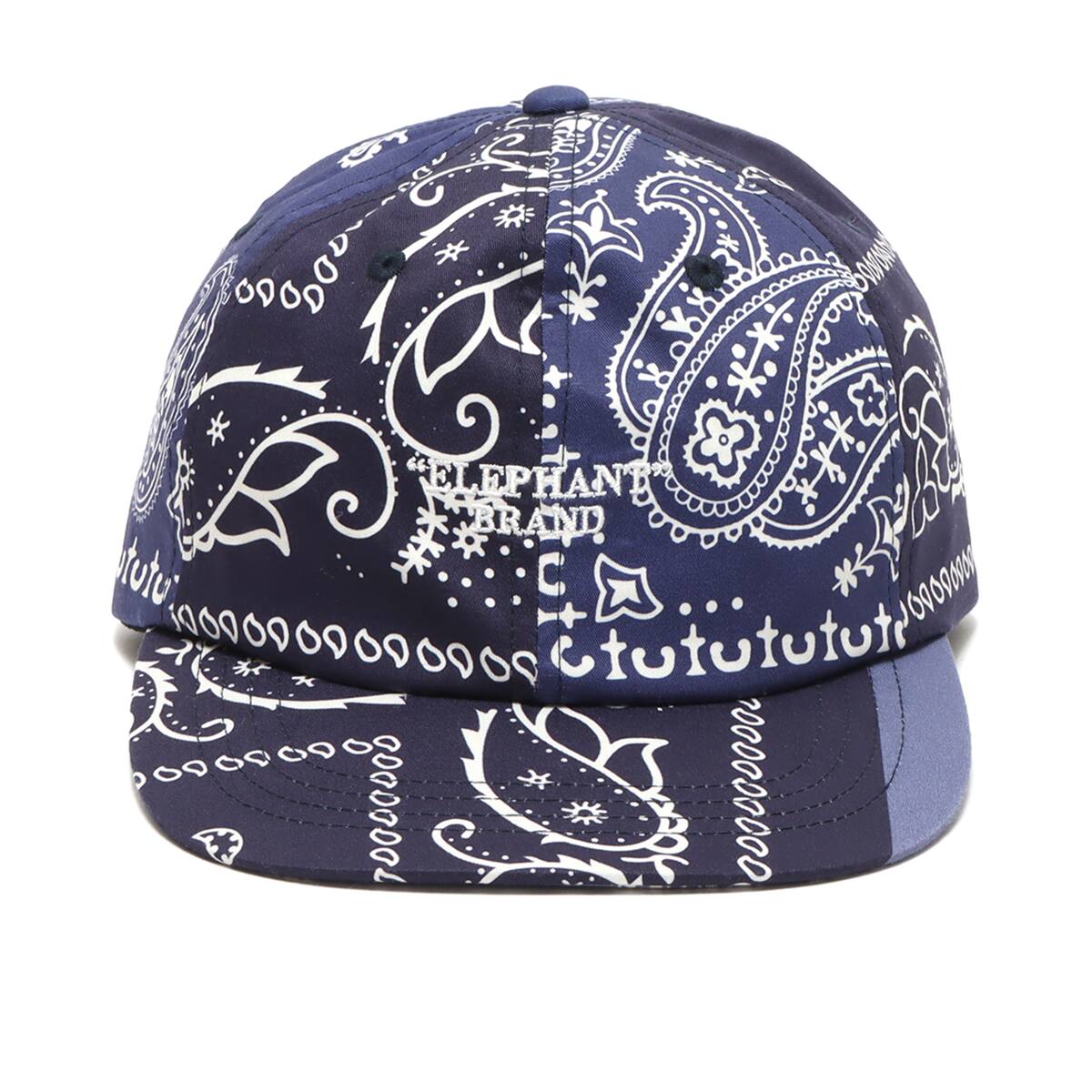 atmos x ELEPHANT BRAND BANDANA 6 PANEL CAP NAVY 21FA-I