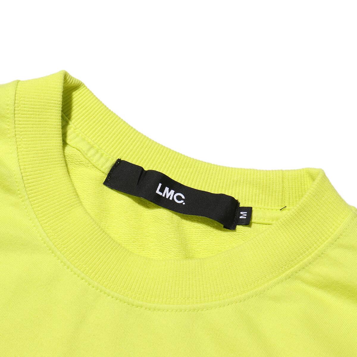 LMC RING LOGO LSV SWEAT TEE  LIME 18FW-Iの画像
