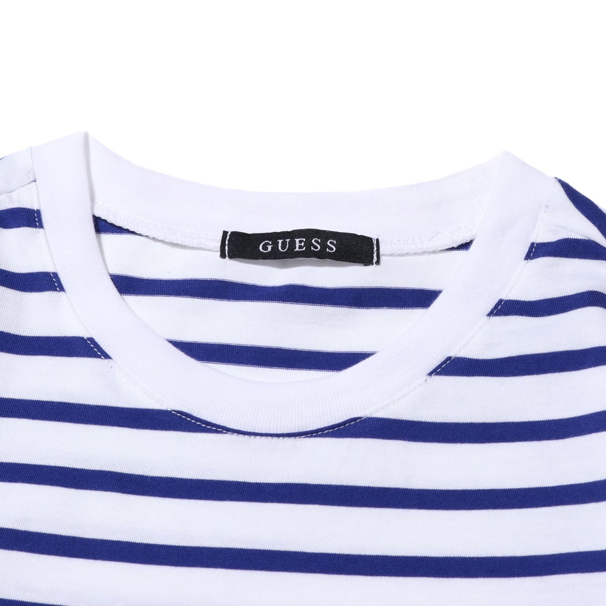 GUESS MEN'S L/SLV TEE SHIRT  ネイビーの画像