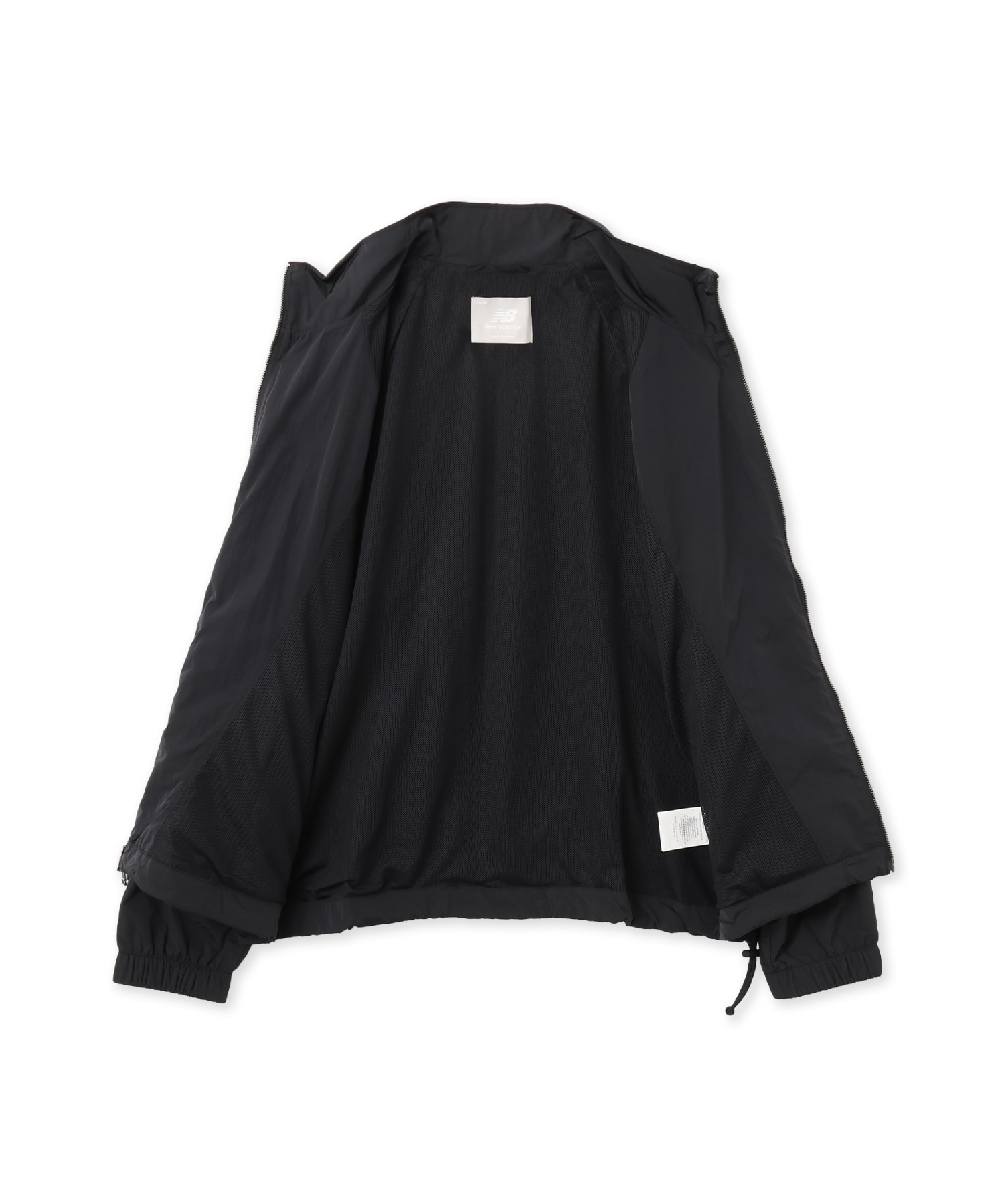 New Balance NB GREY NYLON JACKET ブラックの画像