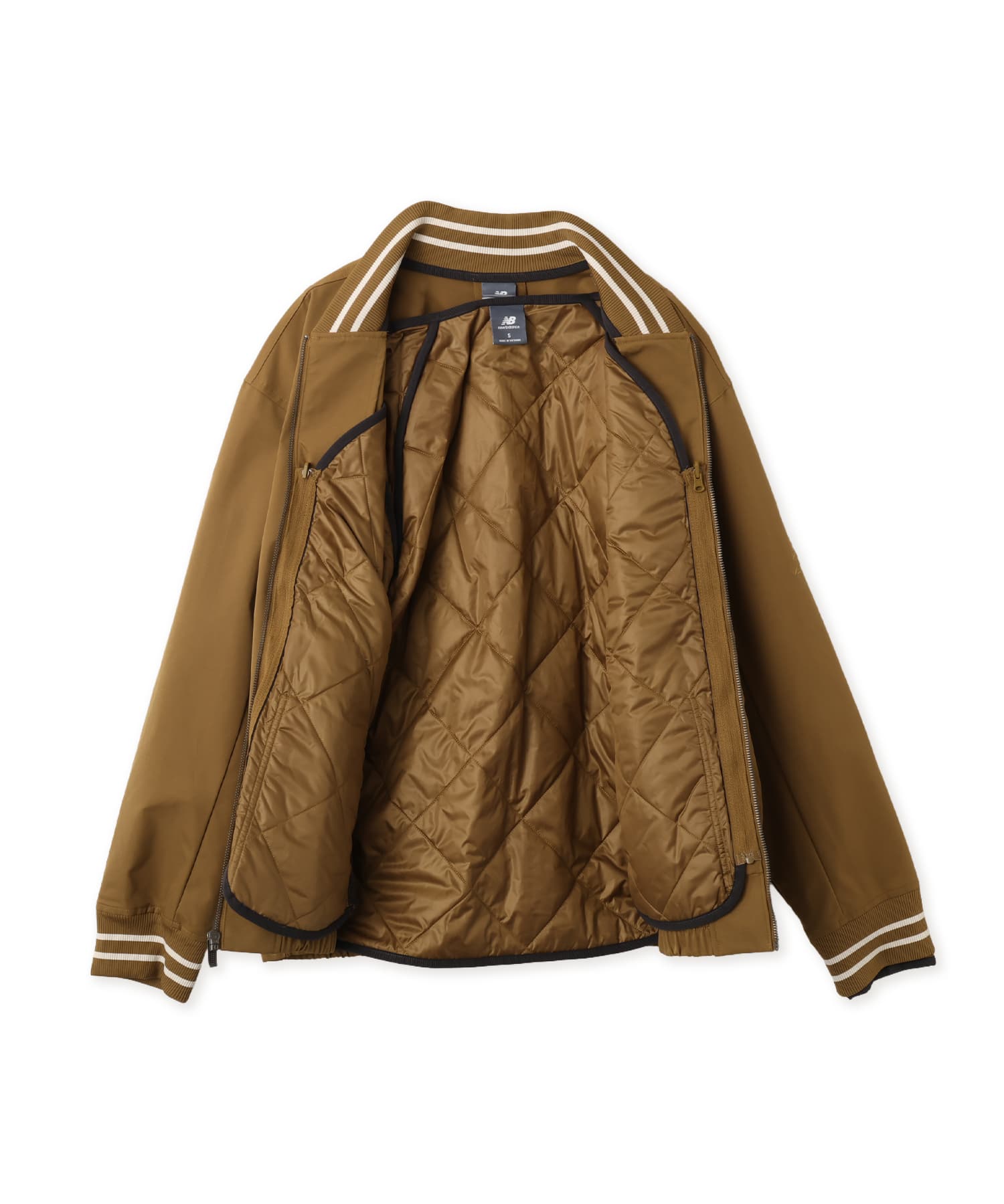 New Balance SHOHEI OHTANI SIGNATURE 2-IN-1 VARSITY JACKET バークの画像
