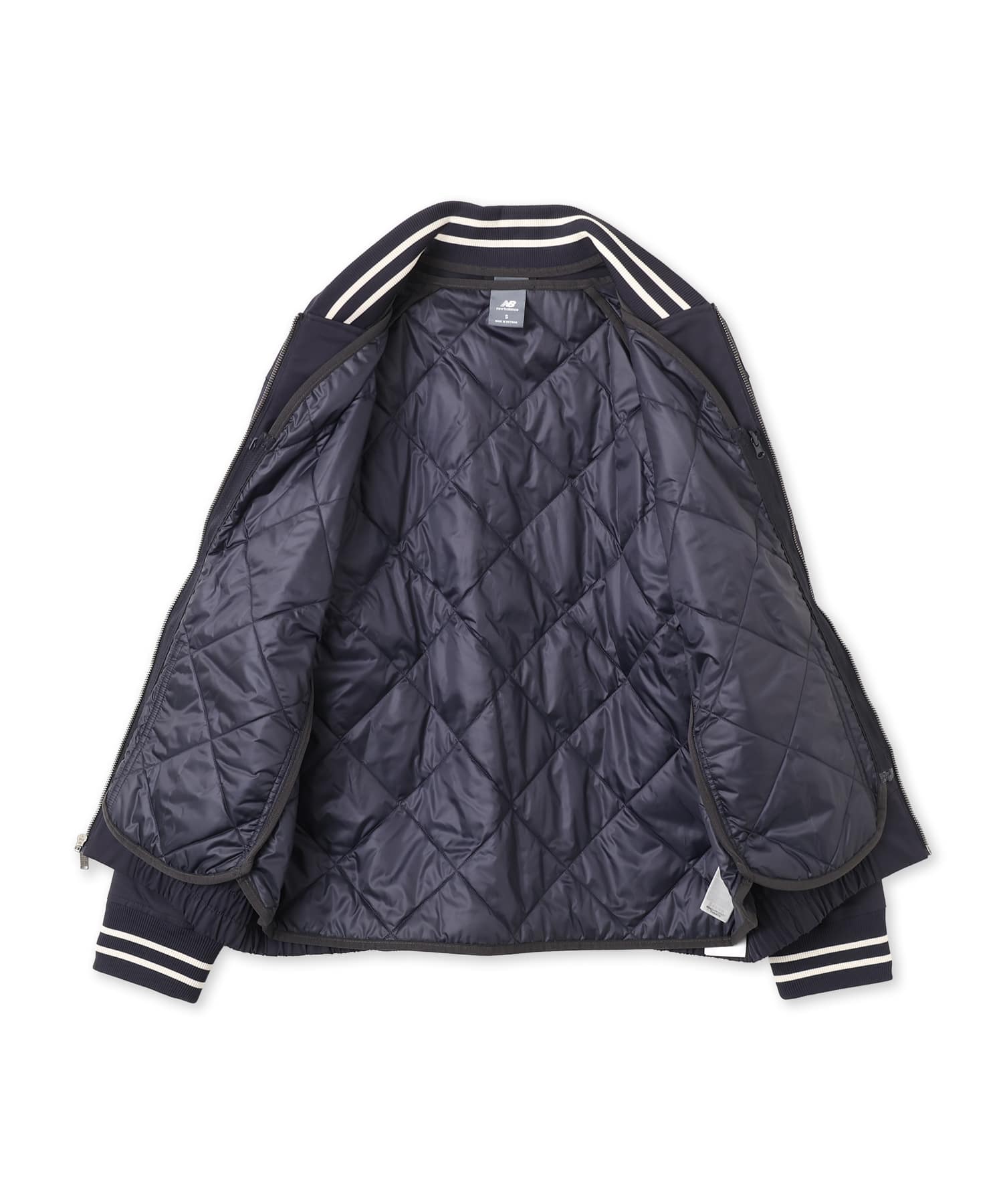 New Balance SHOHEI OHTANI SIGNATURE 2-IN-1 VARSITY JACKET ダークナイトの画像