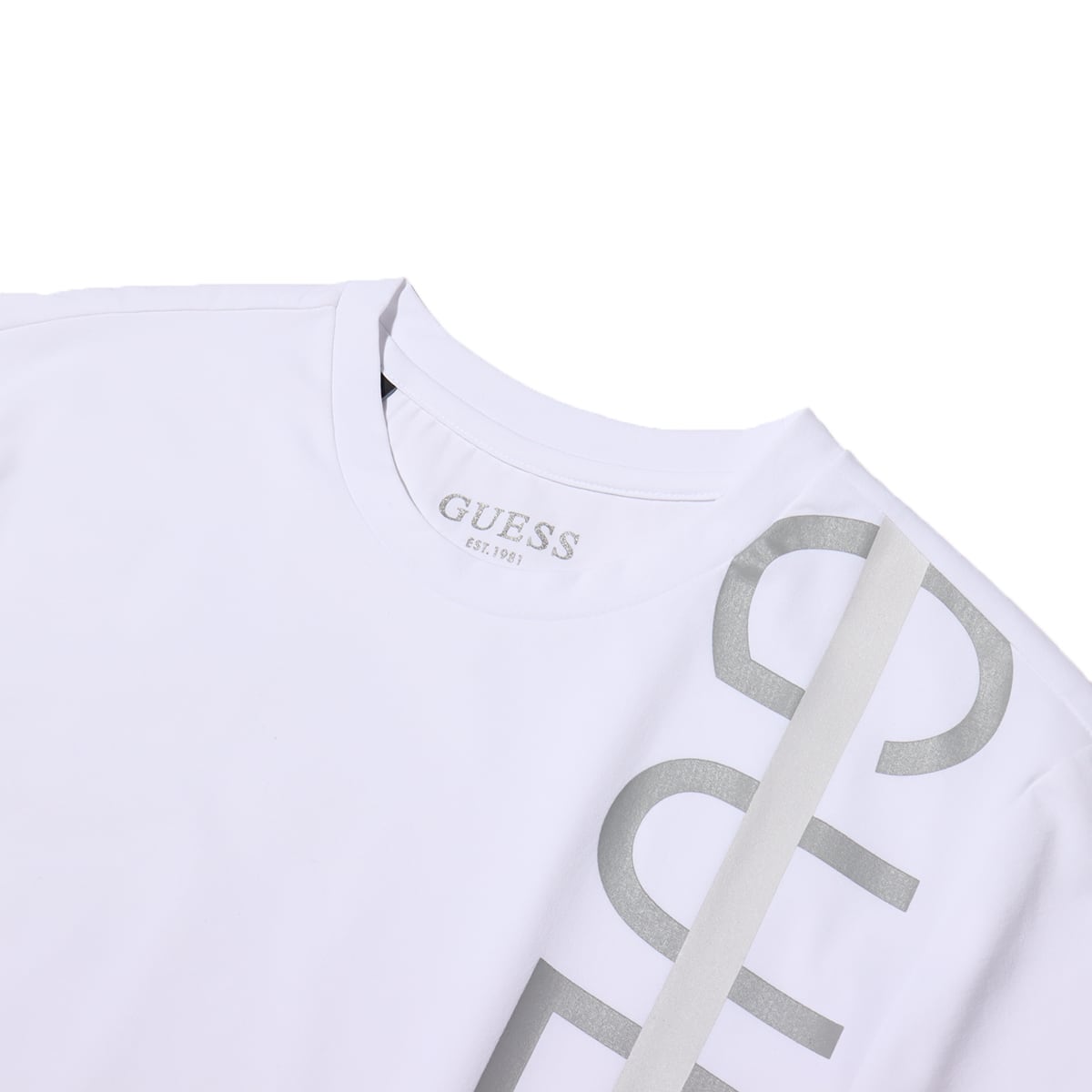 GUESS S/SLV TEE SHIRT WHITE 21SS-Iの画像