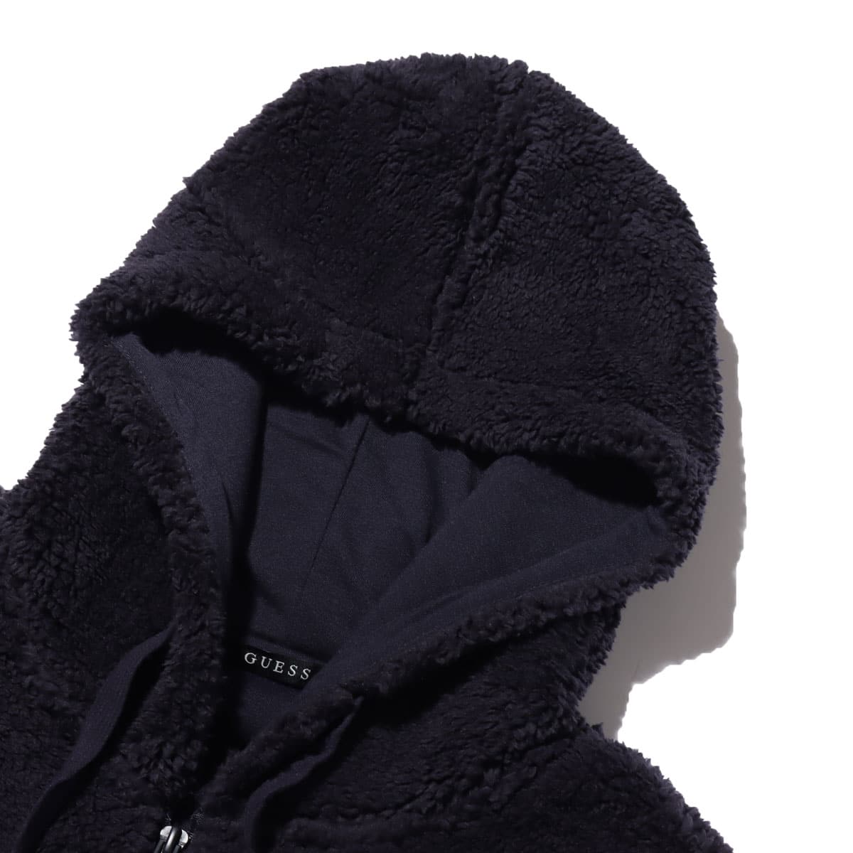 GUESS UNI HOODED ZIP-UP JACKET NAVY 20HO-Iの画像