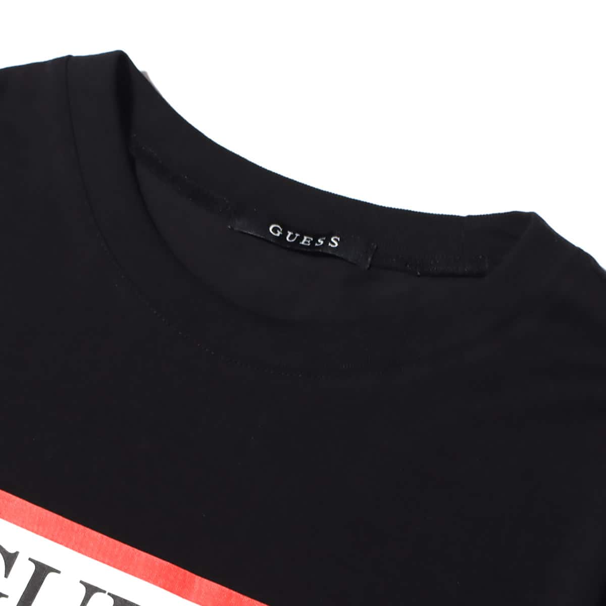 GUESS MEN'S L/SLV TEE SHIRT BLACK 21FW-Iの画像