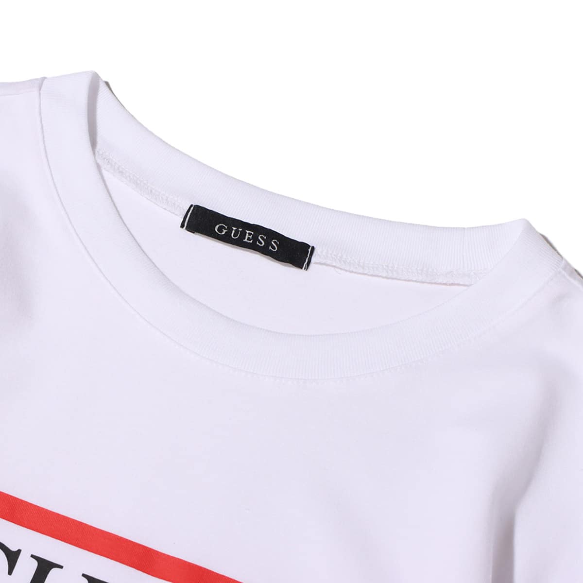 GUESS MEN'S L/SLV TEE SHIRT WHITE 21FW-Iの画像