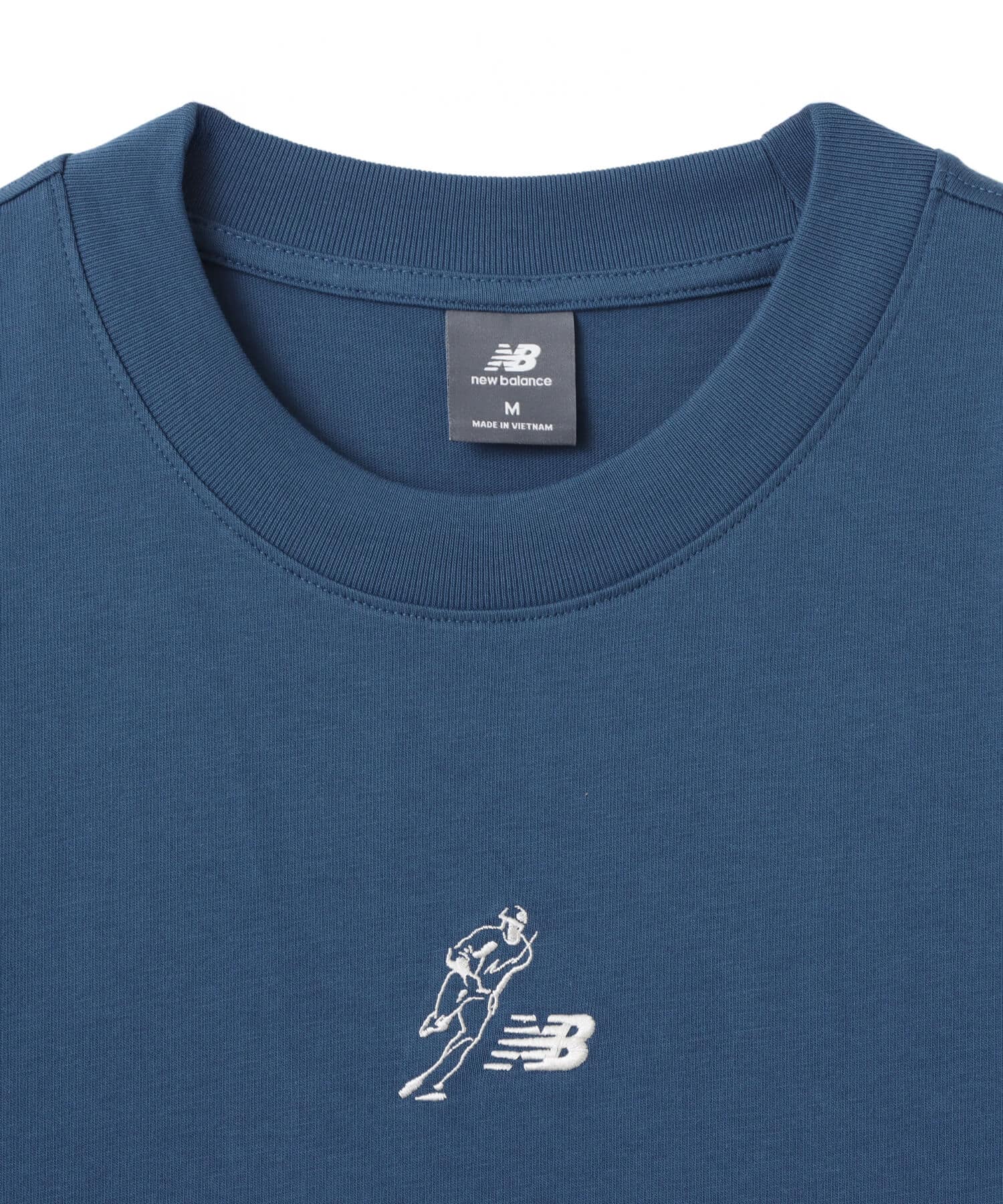 New Balance 大谷翔平 HEAVY WEIGHT COTTON S/S T SHIRT ダークショアラインブルーの画像