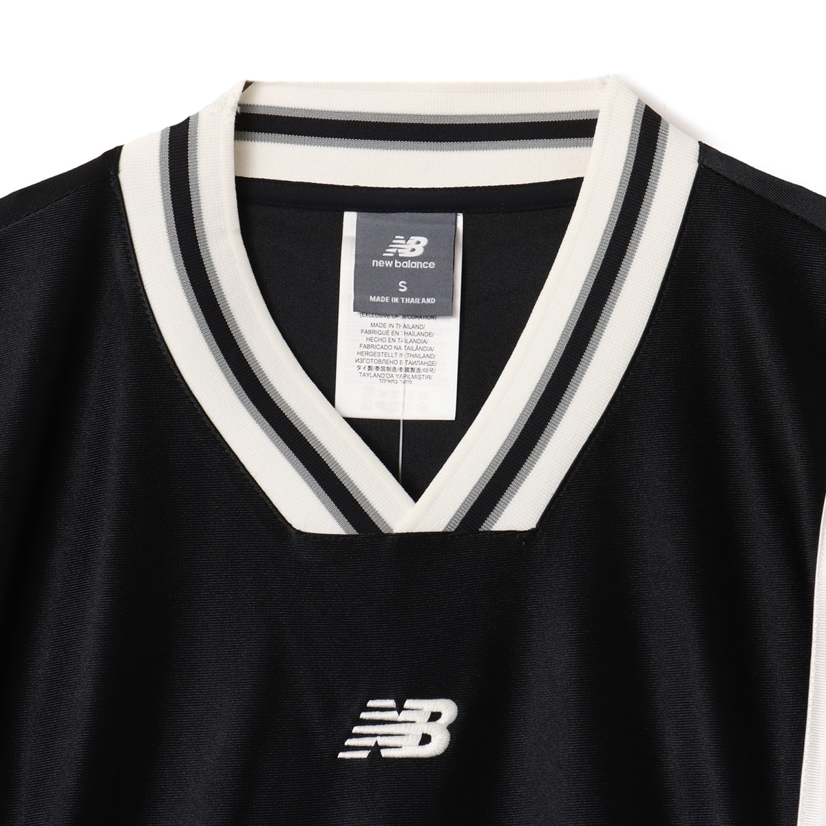 New Balance Hoops S/S Shooting Top ブラックの画像