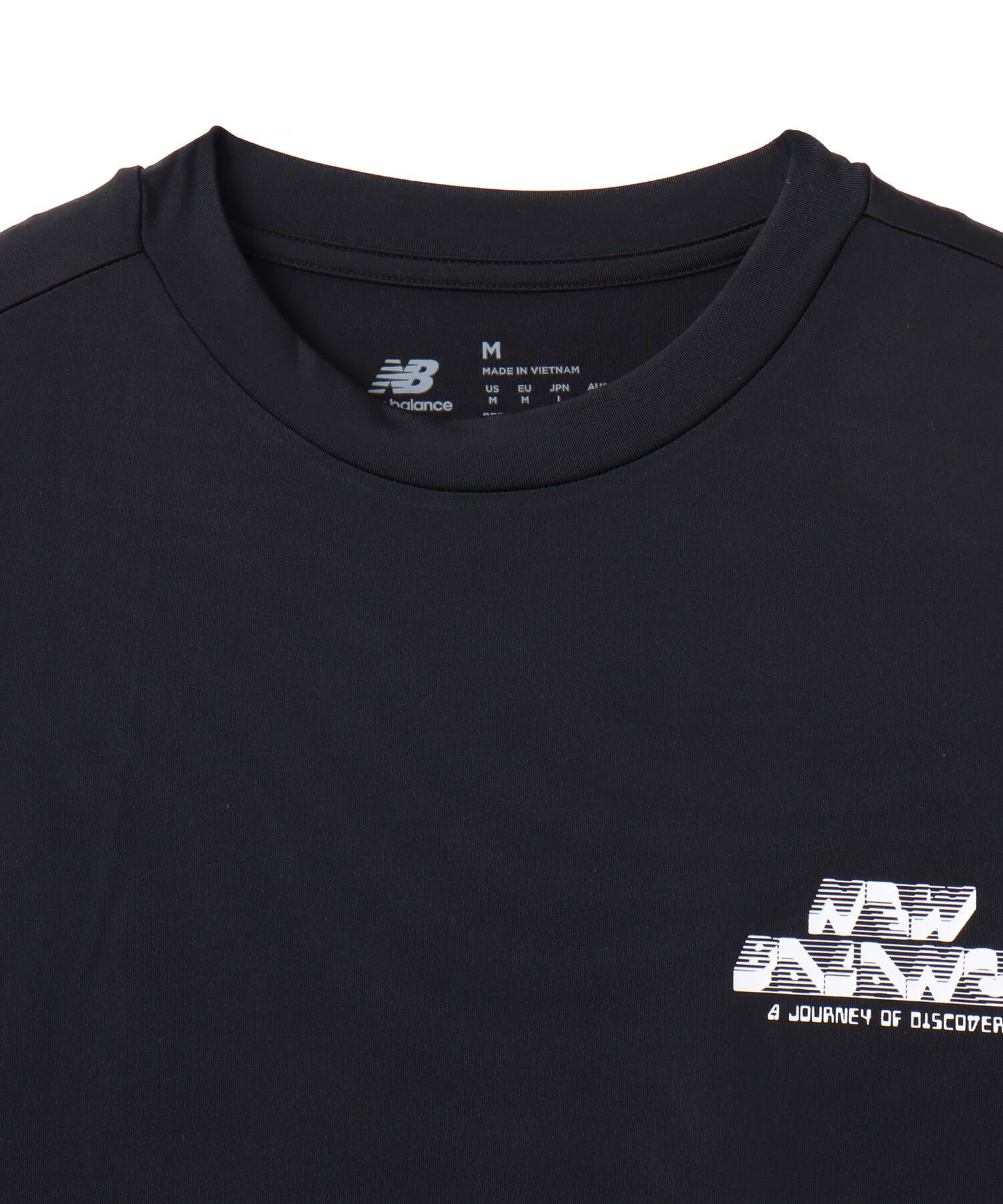 New Balance Run Enargy S/S T Shirt ブラックの画像