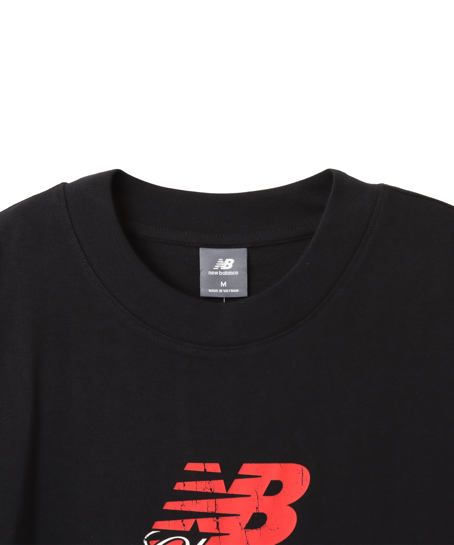 New Balance HOOPS CLASSIC GRAPHIC SHORT SLEEVE T SHIRT ブラックの画像