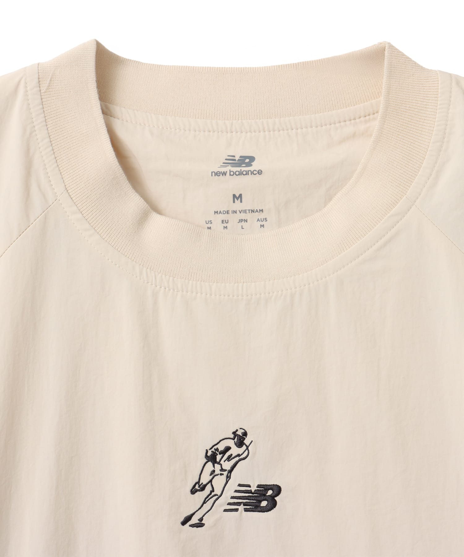 New Balance 大谷翔平 WOVEN SHORT SLEEVE TOP ビスクの画像