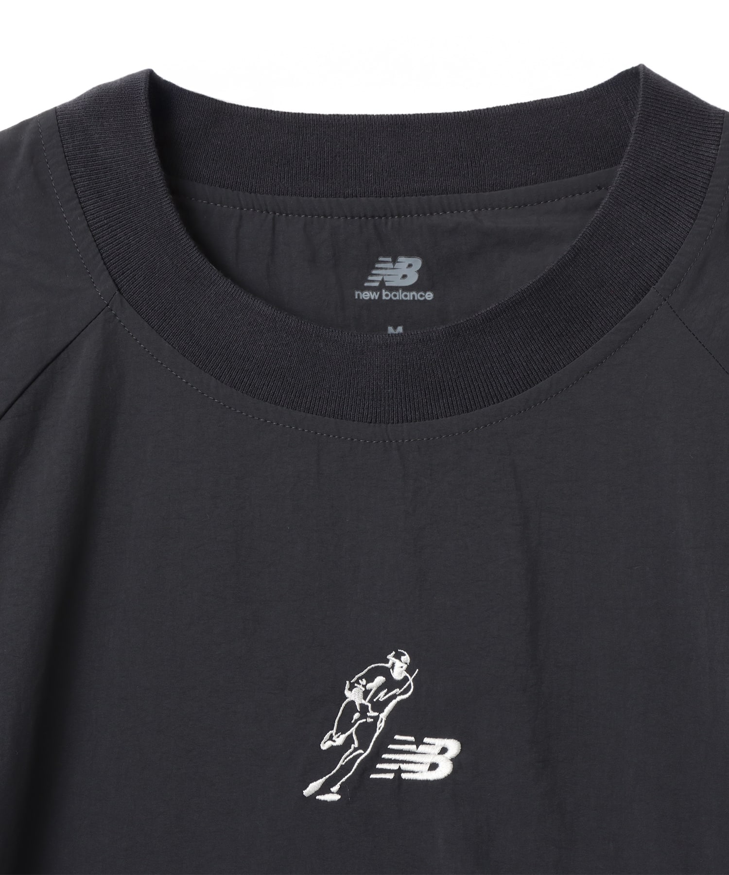 New Balance 大谷翔平 WOVEN SHORT SLEEVE TOP ファントムの画像