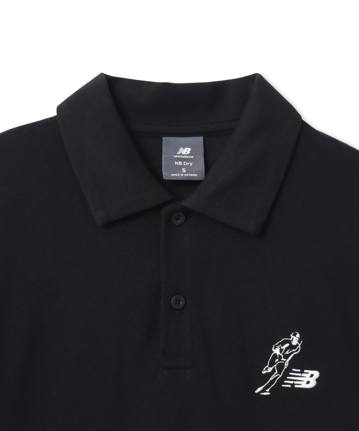 New Balance Shohei Always On Logo SS Polo ブラックの画像