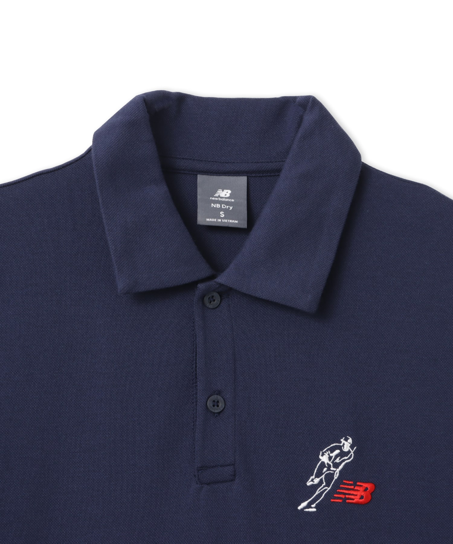 New Balance Shohei Always On Logo SS Polo チームネイビーの画像