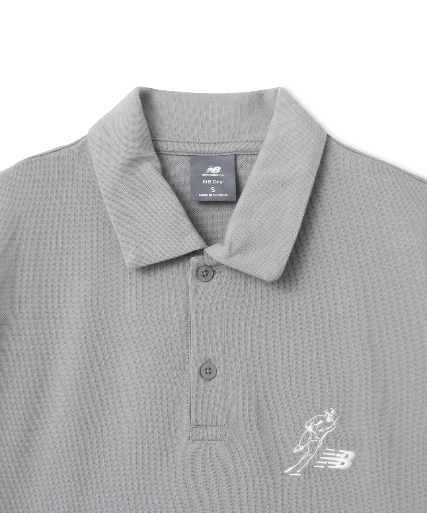 New Balance Shohei Always On Logo SS Polo スレートグレーの画像