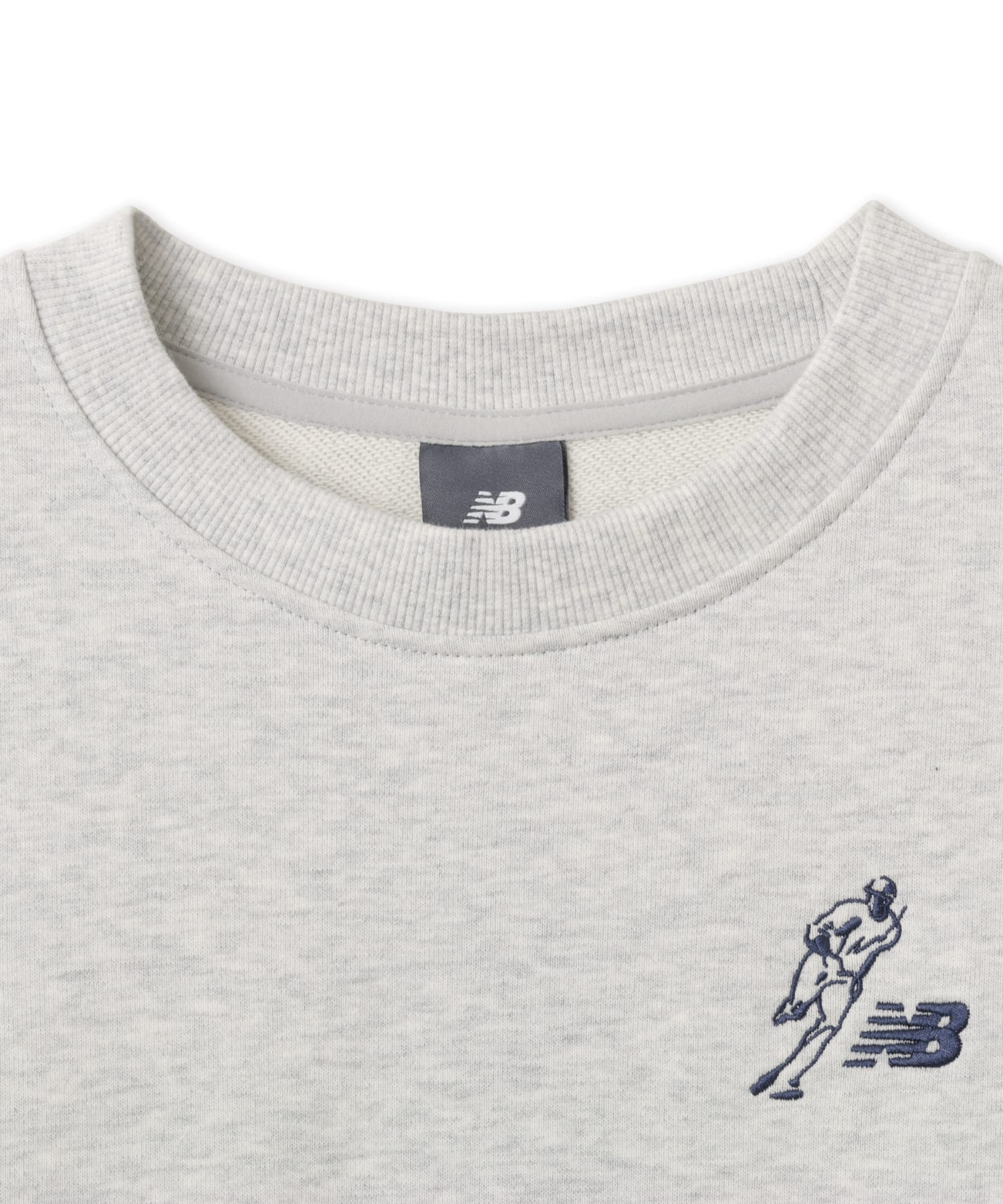 New Balance SHOHEI OHTANI ALWAYS ON LOGO SWEAT CREW アッシュヘザーの画像