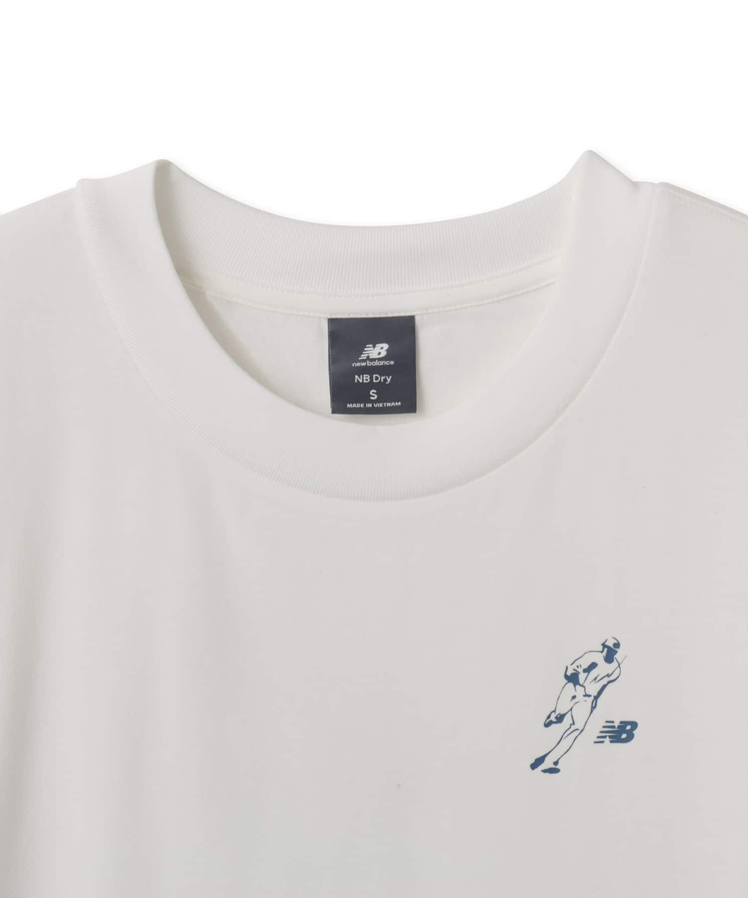 New Balance SHOHEI OHTANI ALWAYS ON LOGO SHORT SLEEVE T-SHIRT ホワイトの画像
