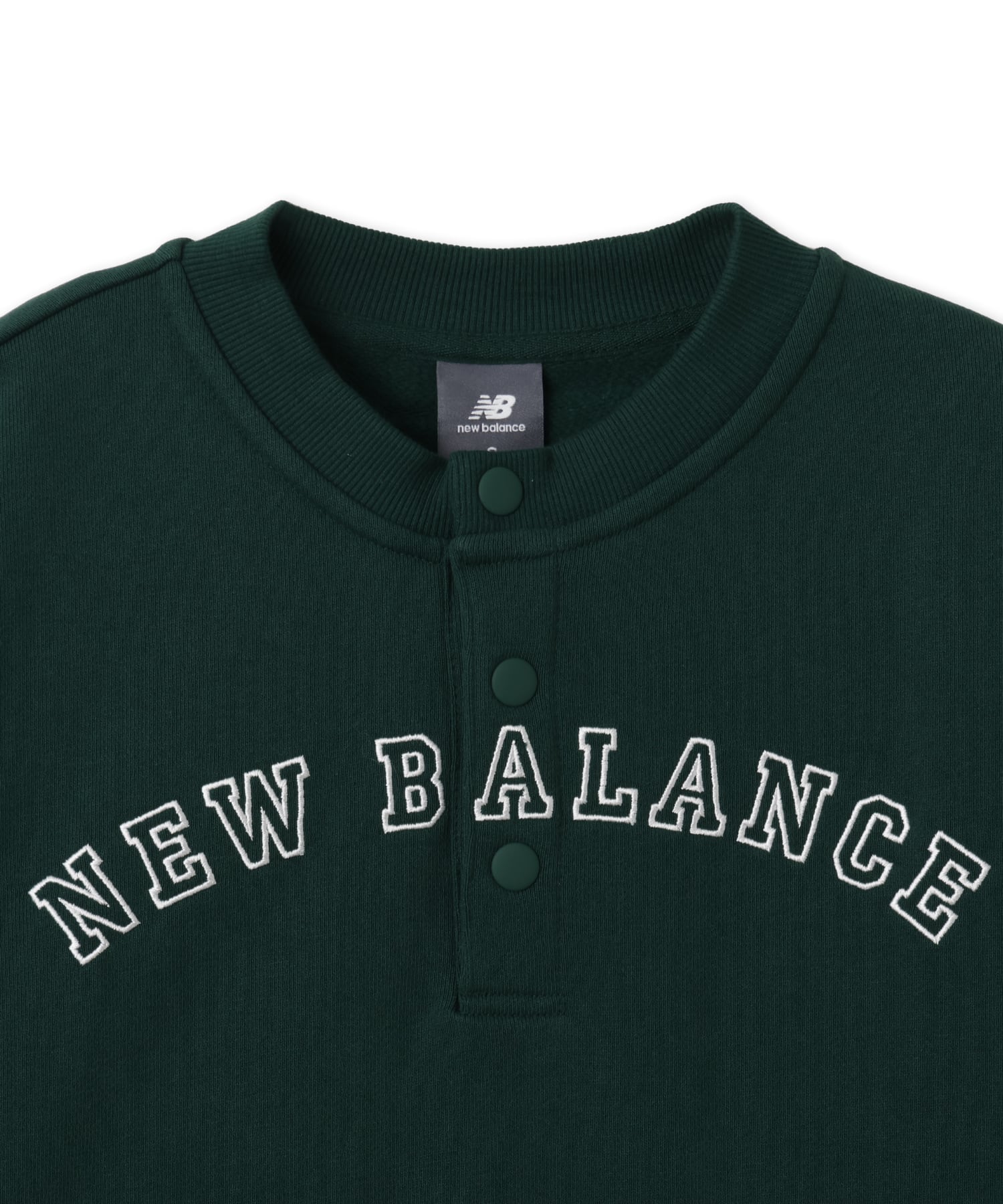 New Balance SHOHEI OHTANI SIGNATURE HENLEY NECK SHORT SLEEVE T-SHIRT ノルディックグリーンの画像